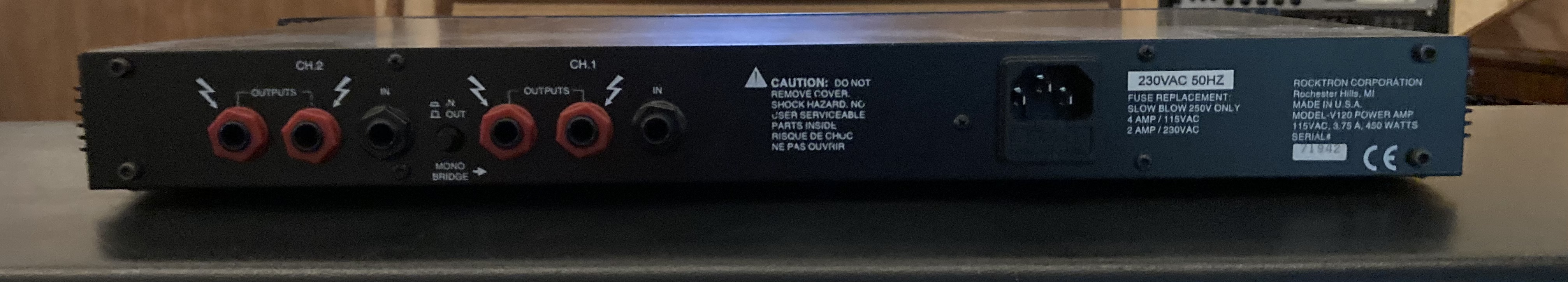 Velocity 120 - Rocktron Velocity 120 - Audiofanzine