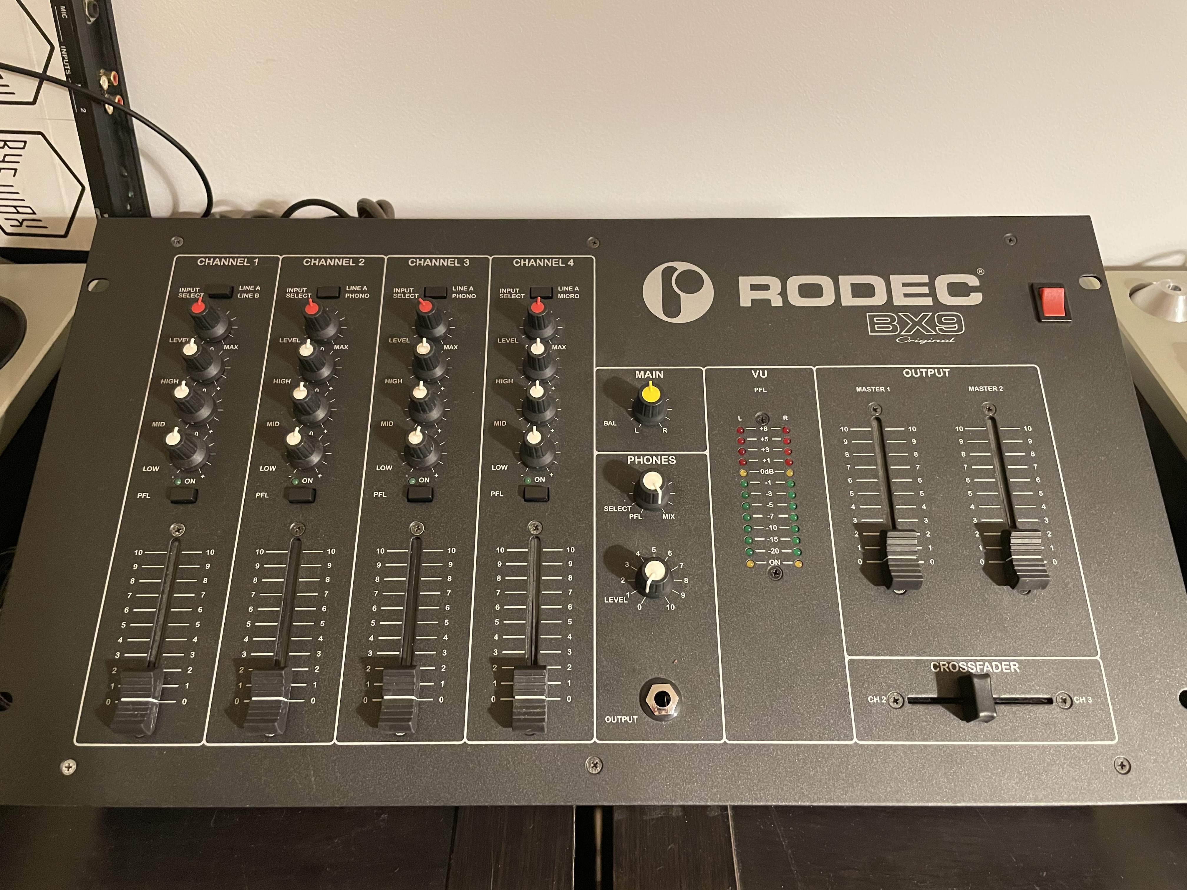rodec mx-240 DJ mixer ロデック DJ ミキサー 動作品