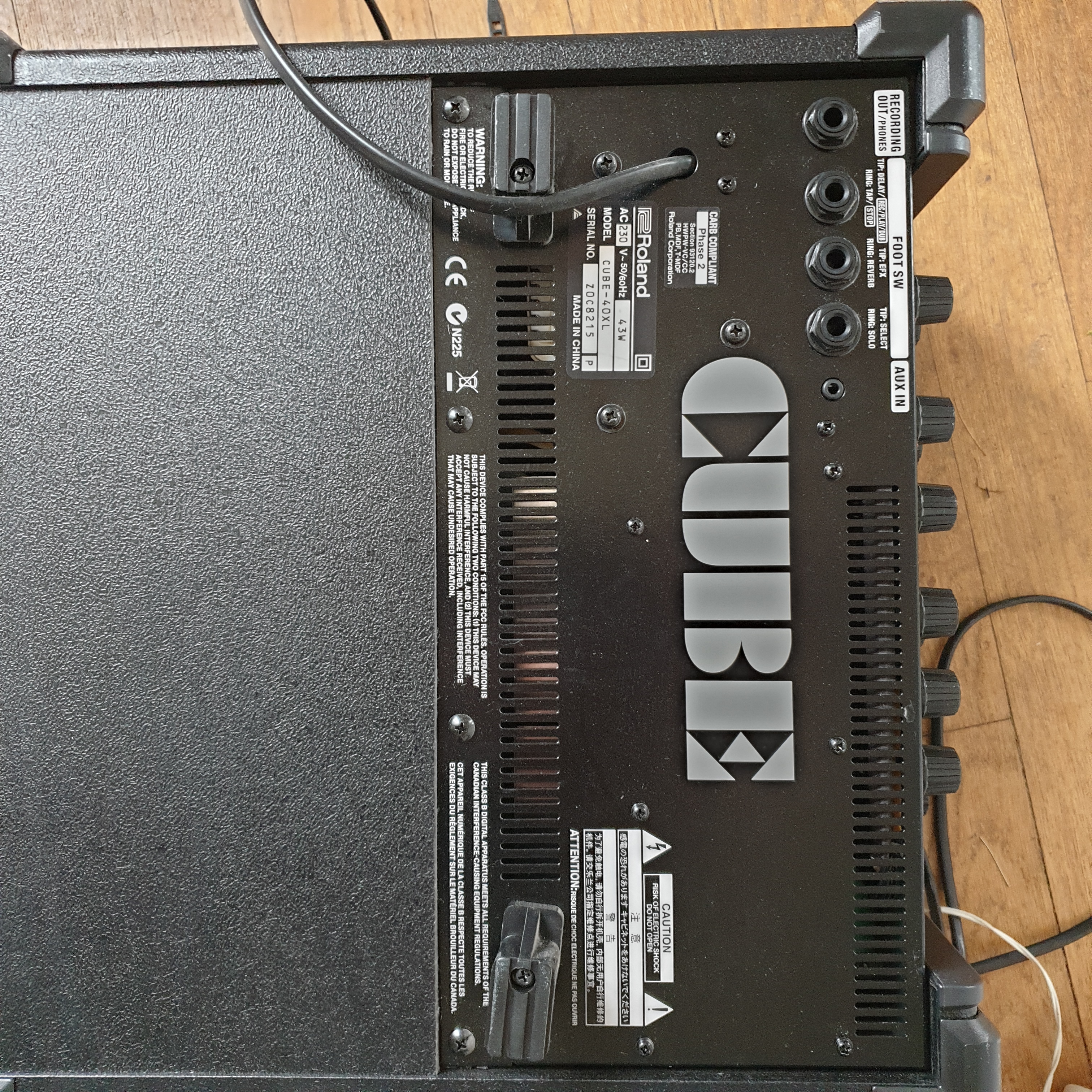 Cube 40xl Roland Cube 40xl Audiofanzine