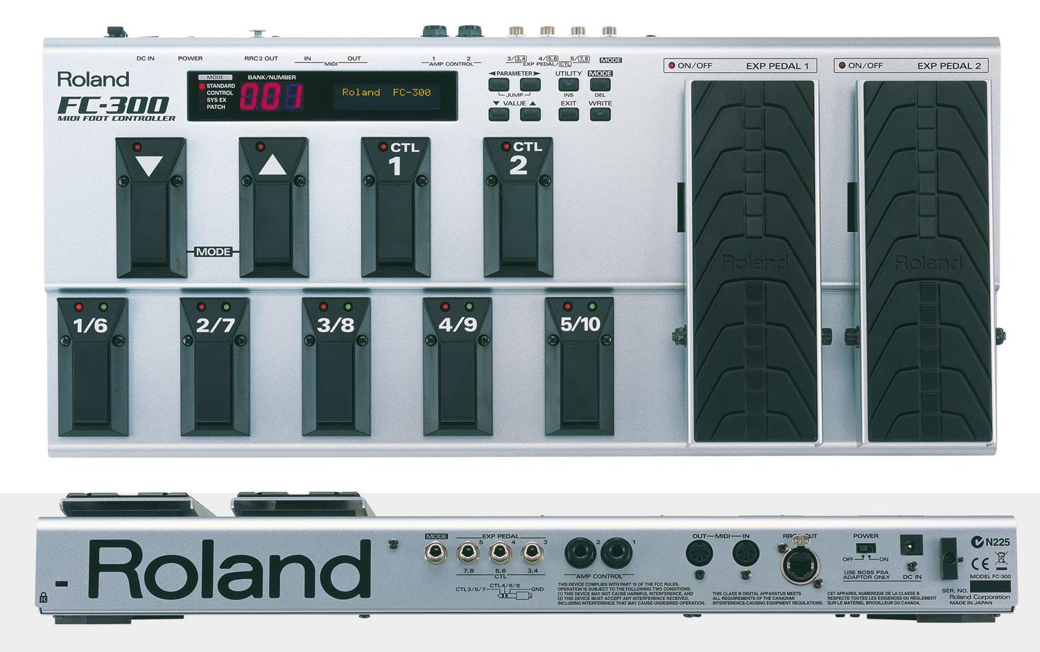 ROLAND ( ローランド ) FC-300 MIDIフットコントローラー
