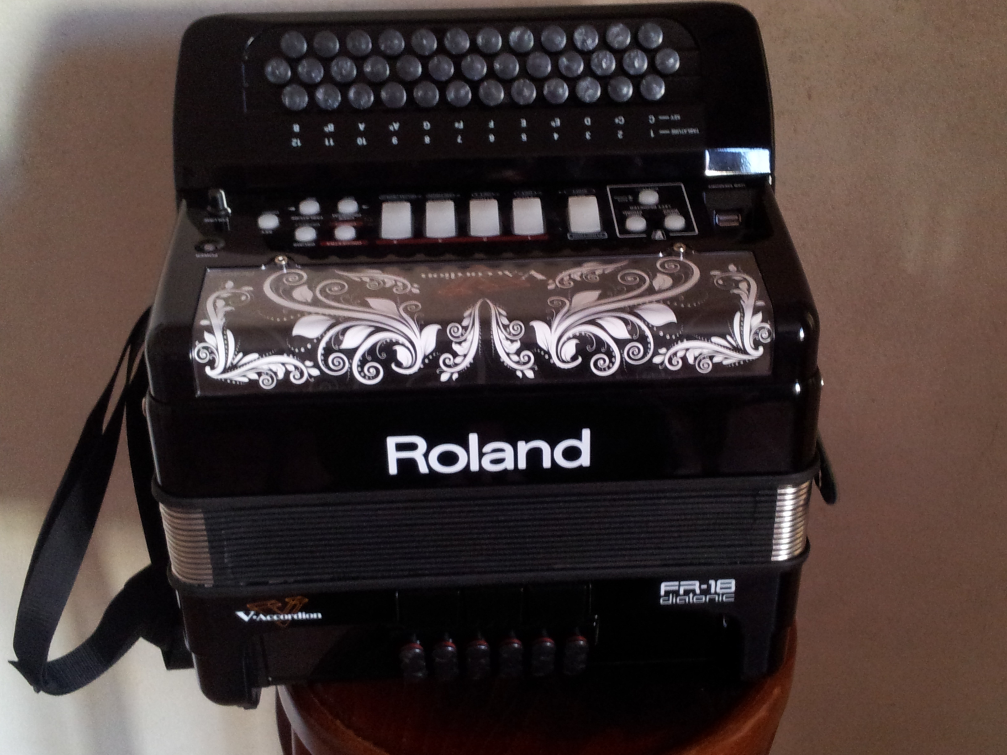 Photo Roland FR18D Roland FR18 D Black VAccordion (464096