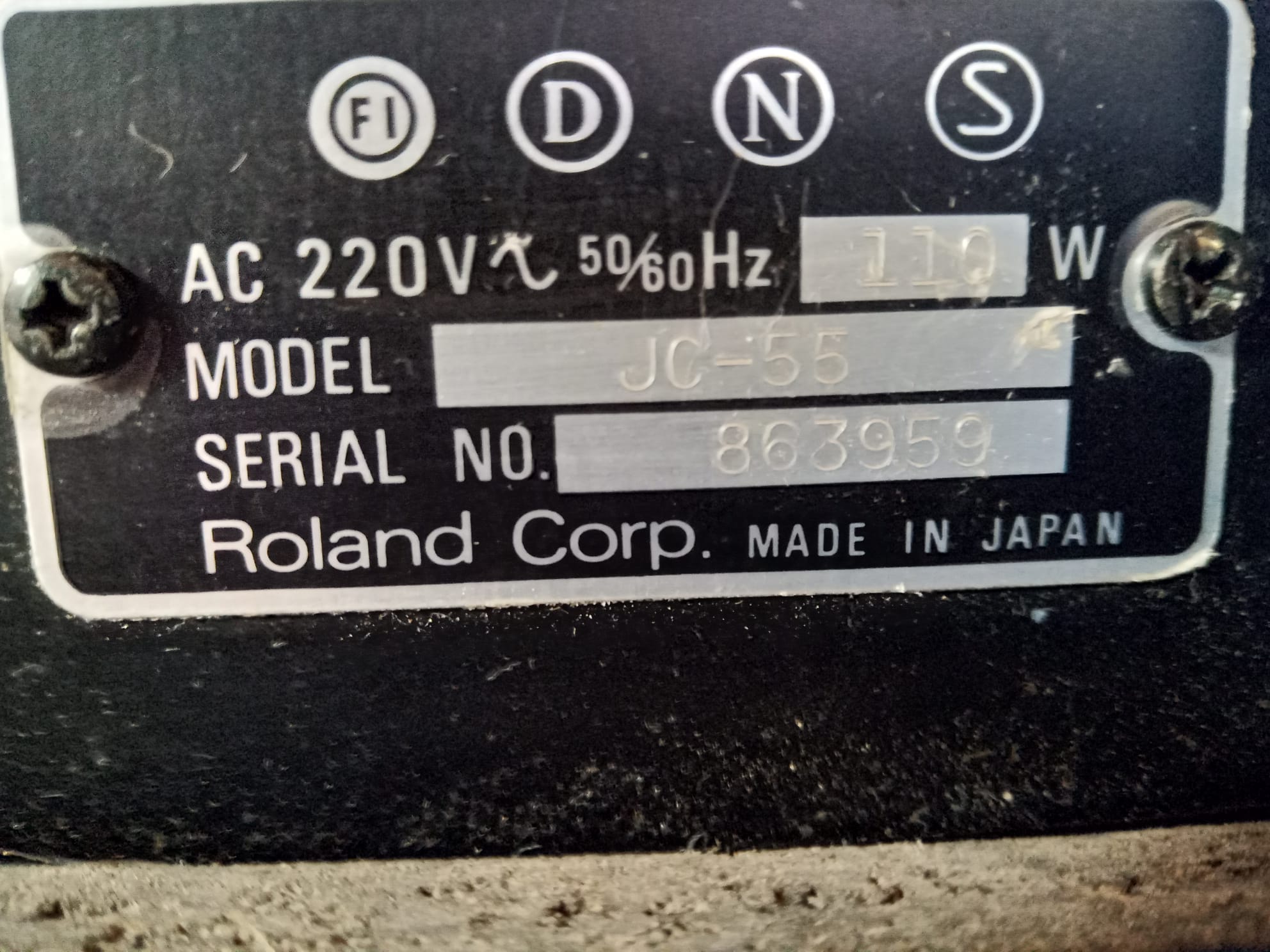 Jazz Chorus JC55 Roland Jazz Chorus JC55 Audiofanzine