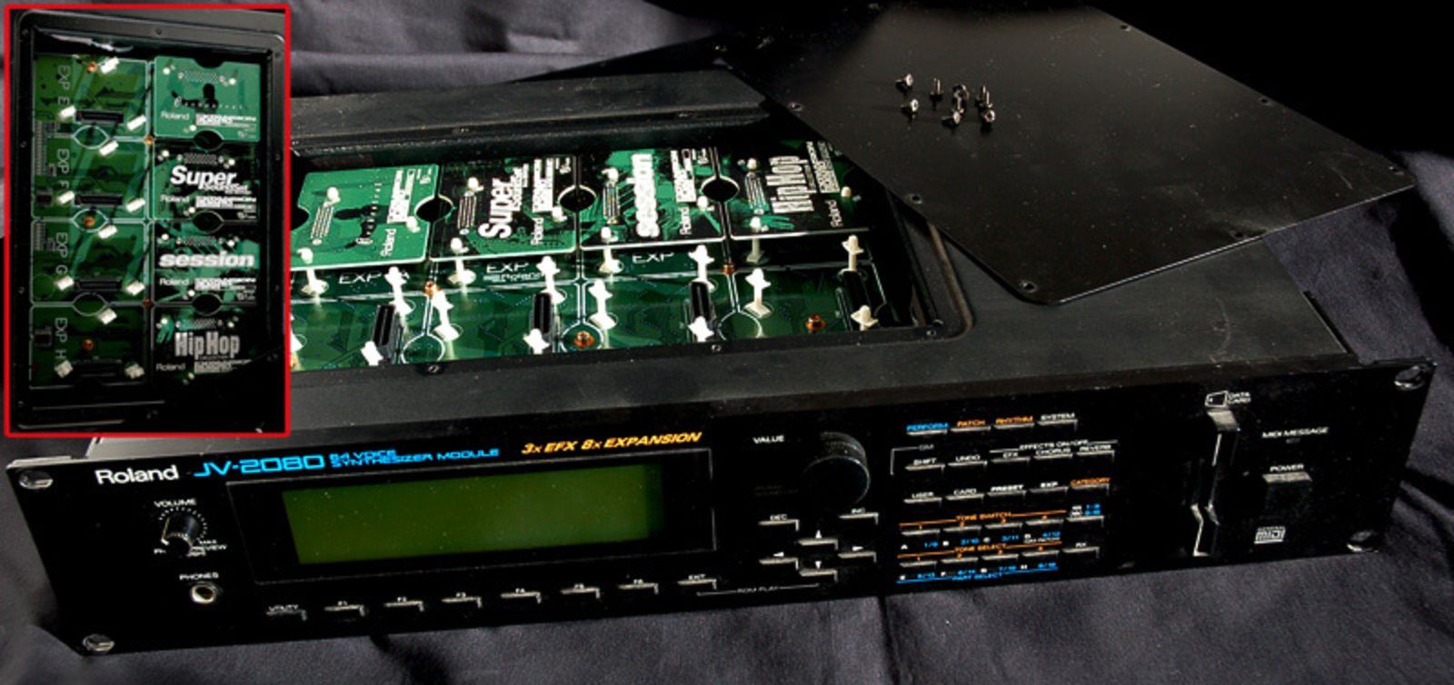 Roland JV-2080 音源モジュール 内蔵電池交換済み - DTM/DAW