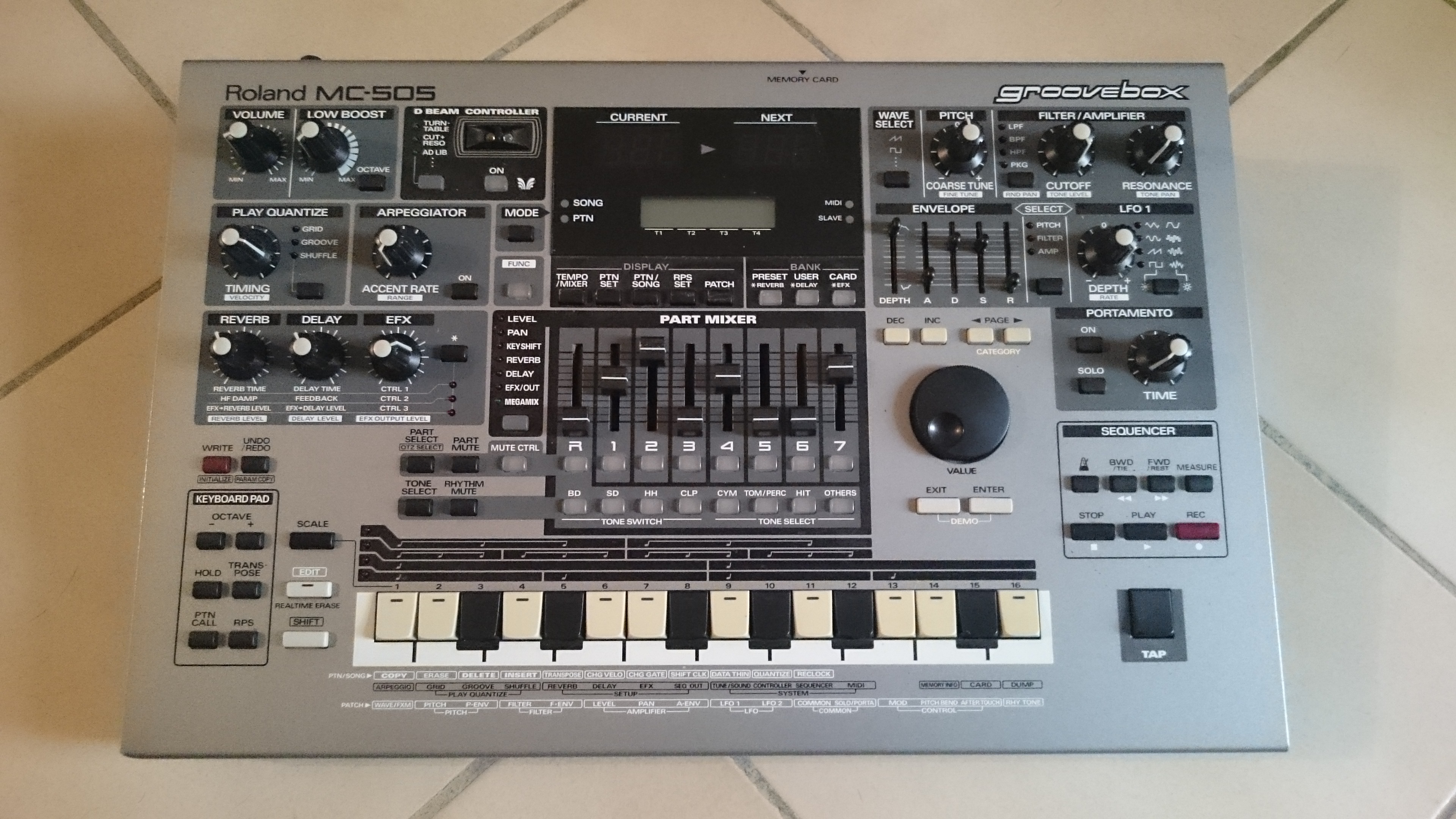 roland mc 505 spare parts