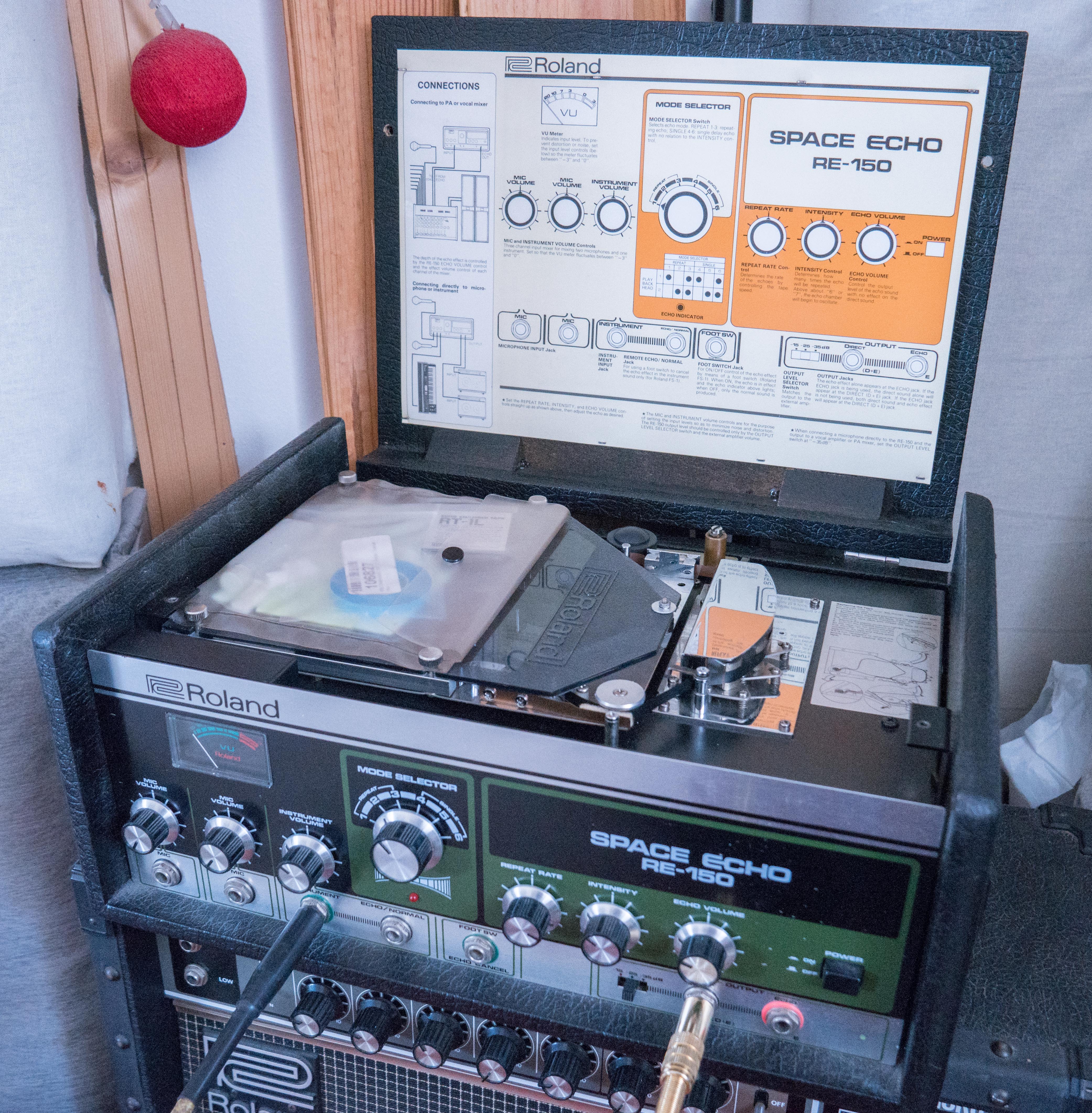 RE150 SPACE ECHO Roland RE150 Space Echo Audiofanzine