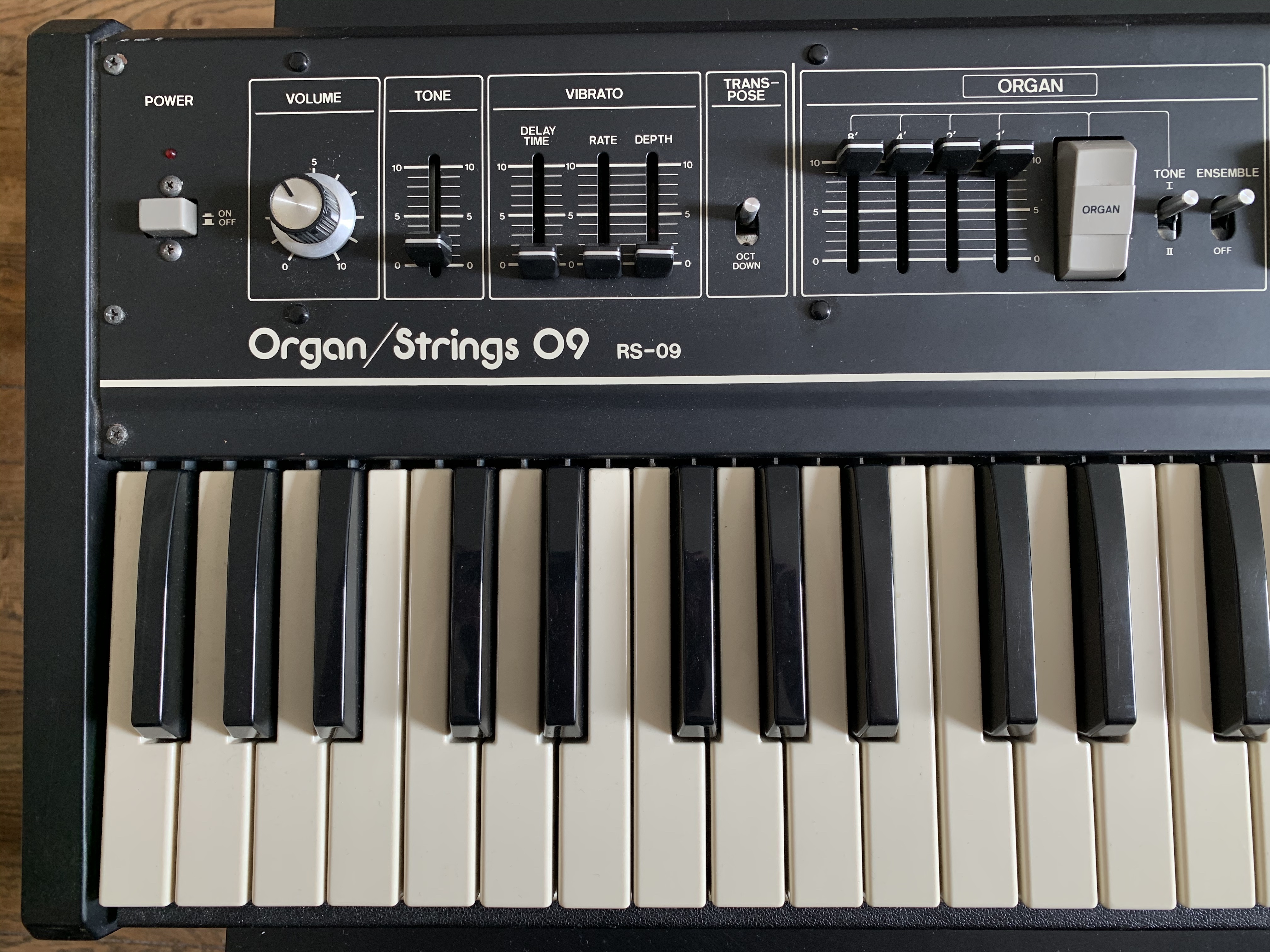 貴重】ローランド シンセサイザー Roland RS-09 ハードケース付き