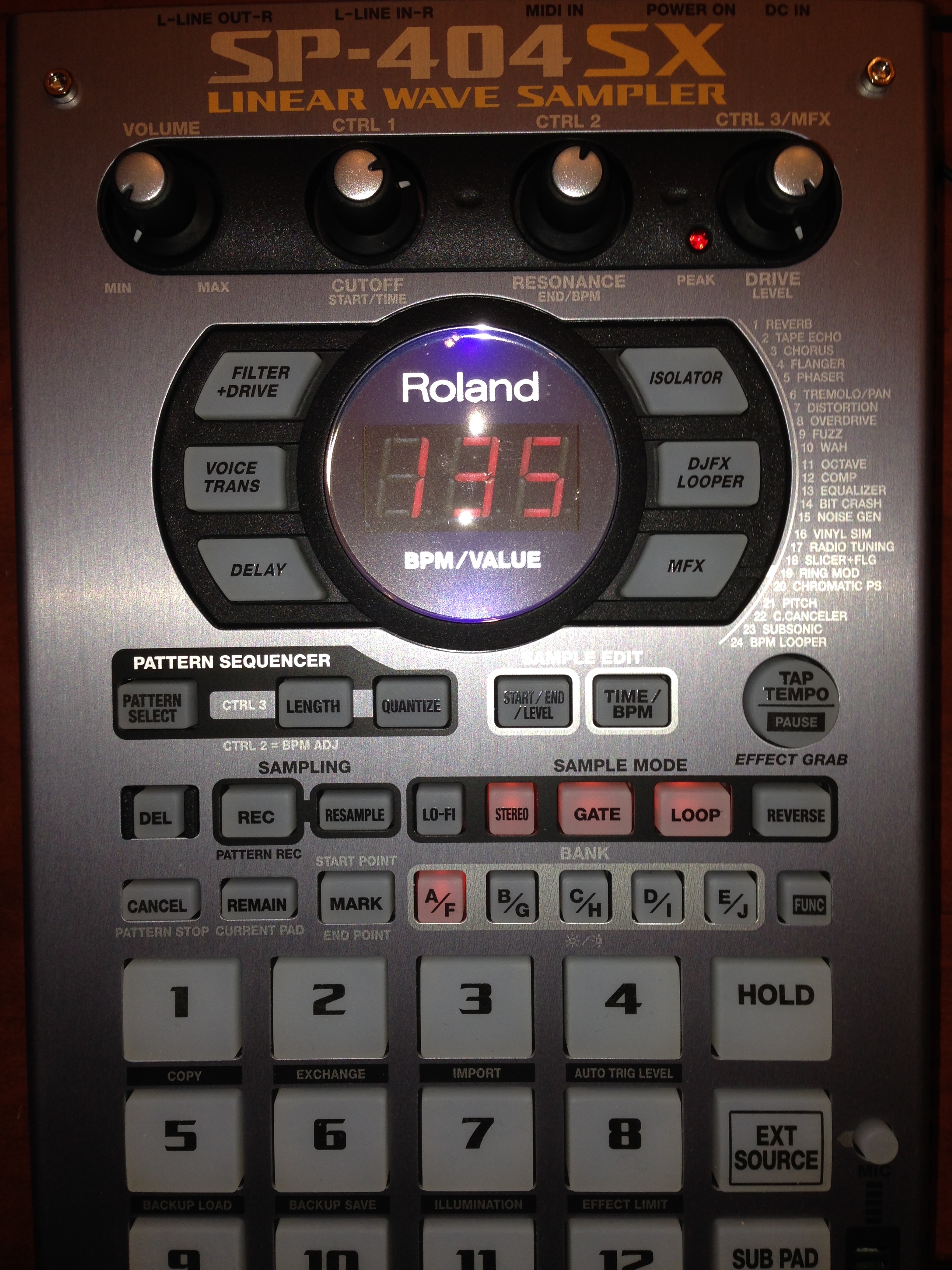 Photo Roland SP-404SX : Roland SP-404SX (10556) (#756390) - Audiofanzine