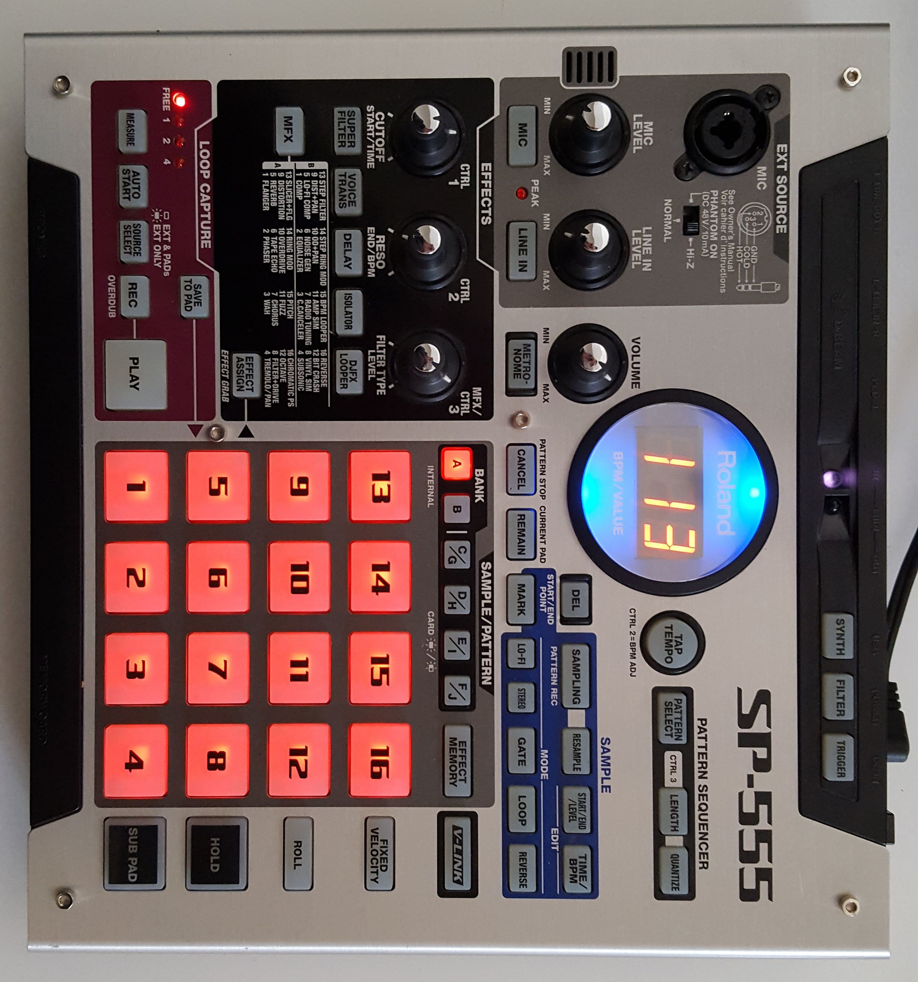 SP555 Roland SP555 Audiofanzine
