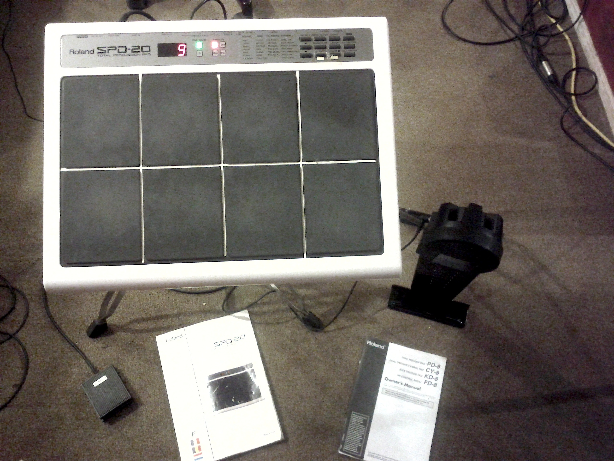 Photo Roland SPD 20 Roland Octapad Spd 20 Kick Trigger Kd 8