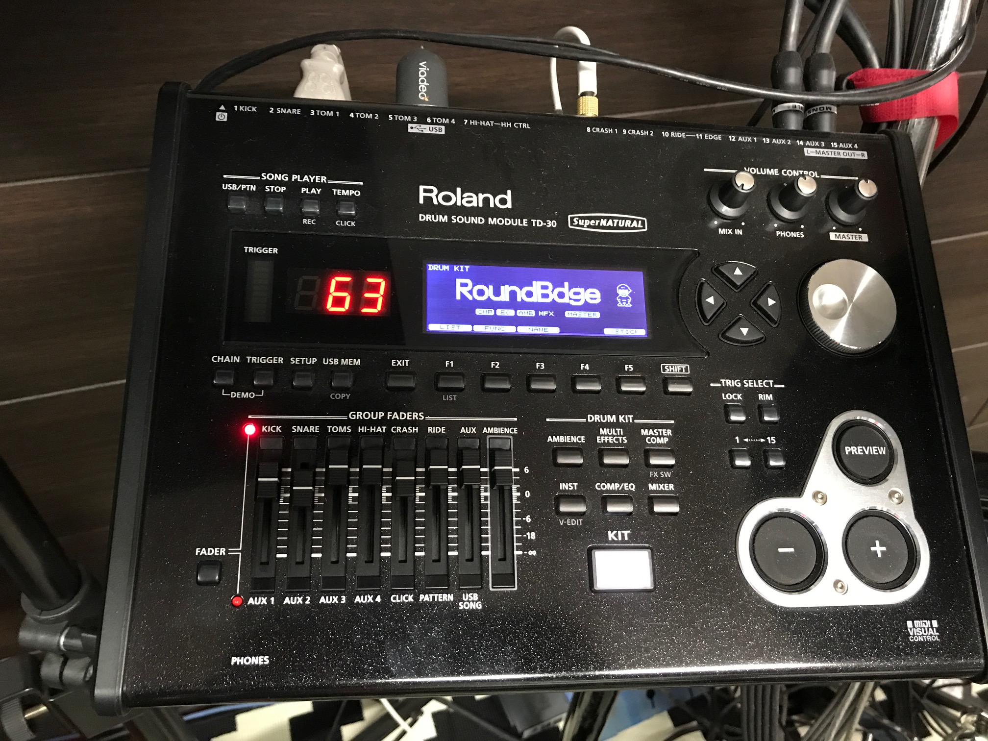 Roland SRX 01 Dynamic Drum Kits Expansion Board. Master out
