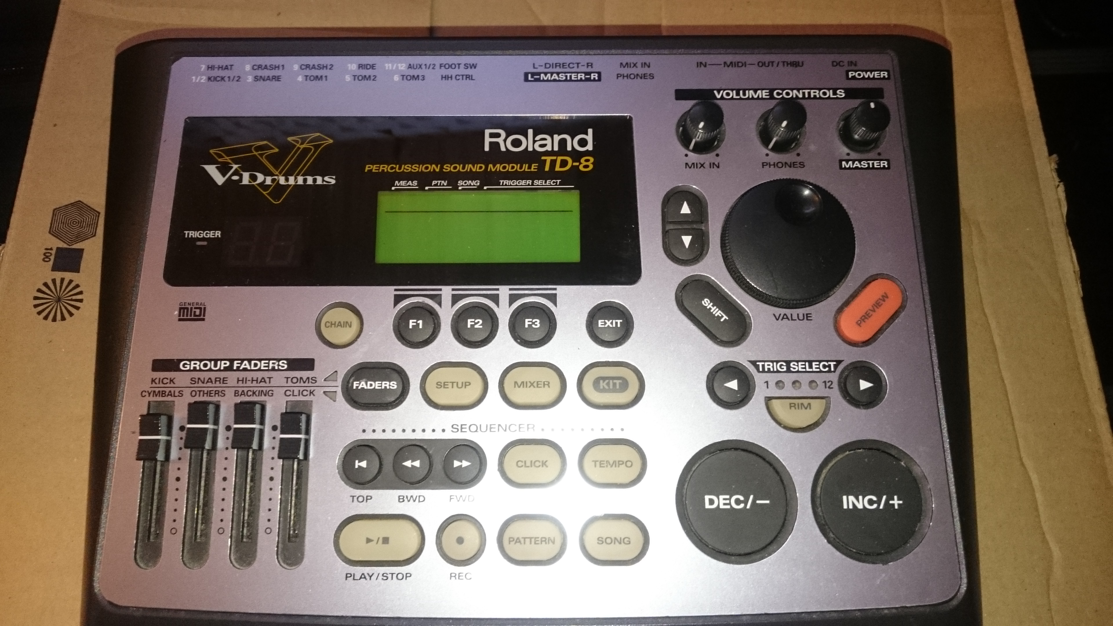 Roland TD-8 Module image (#1530388) - Audiofanzine