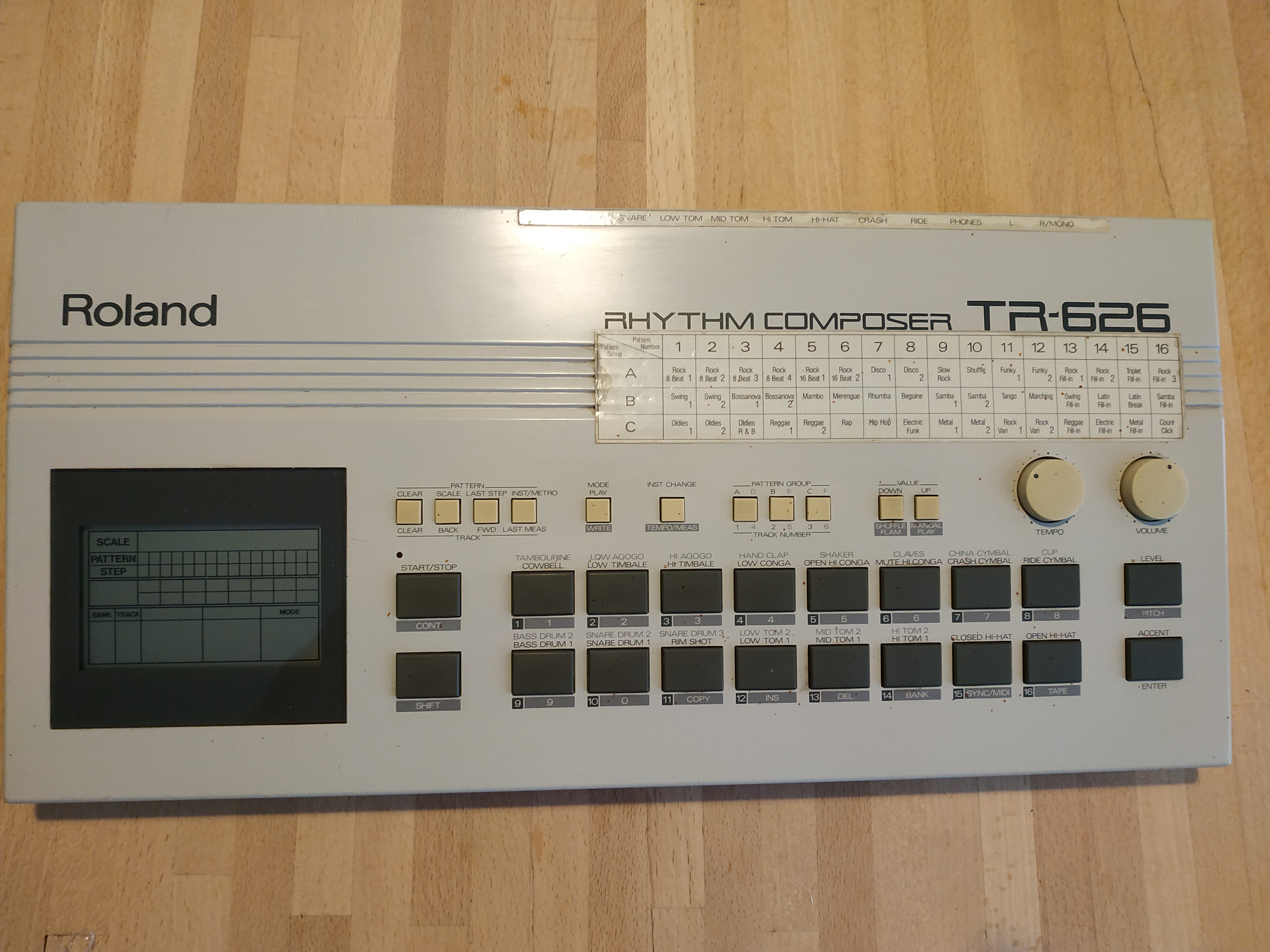 TR-626 - Roland TR-626 - Audiofanzine