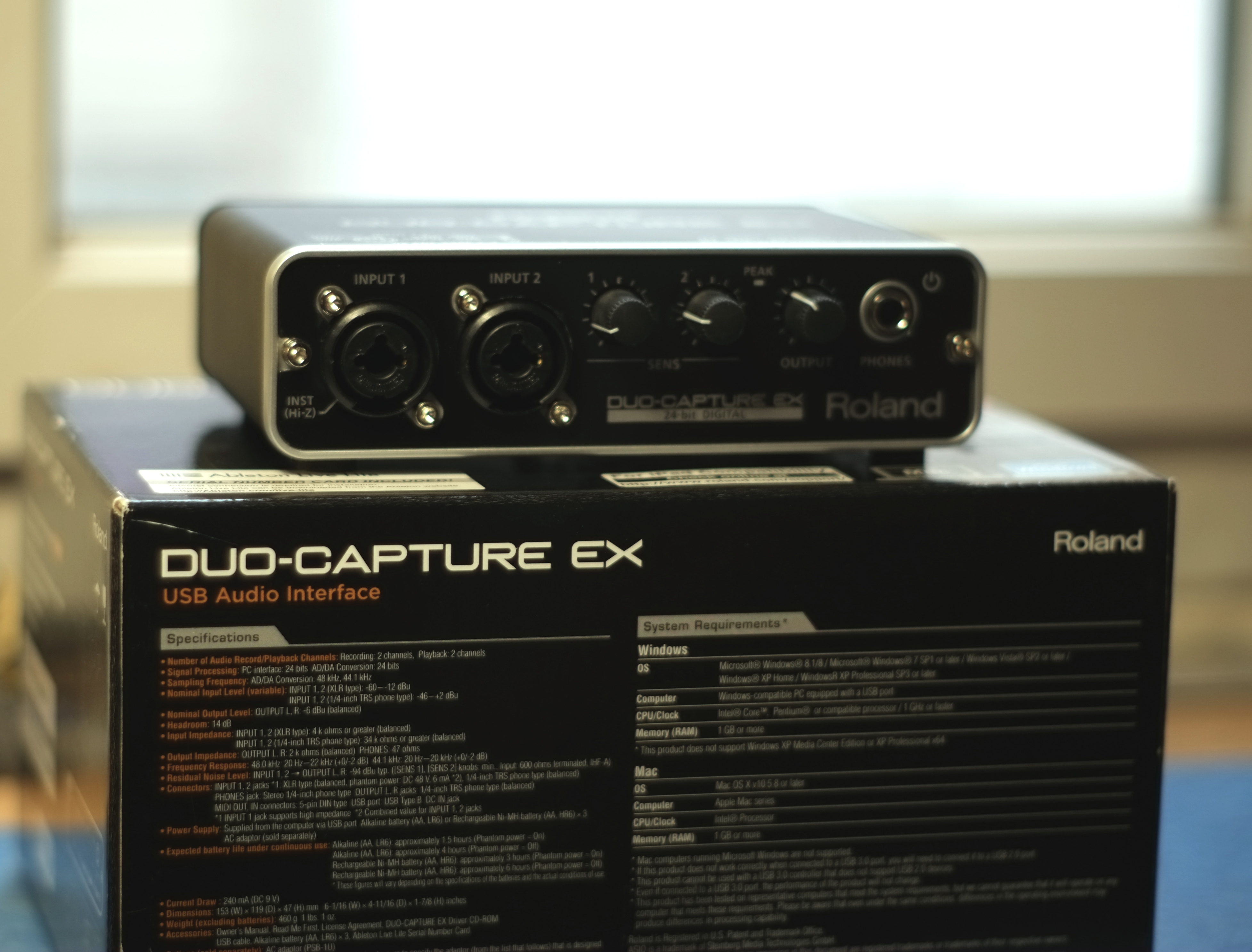 UA-22 DUO-CAPTURE EX - Roland UA-22 Duo-Capture EX - Audiofanzine