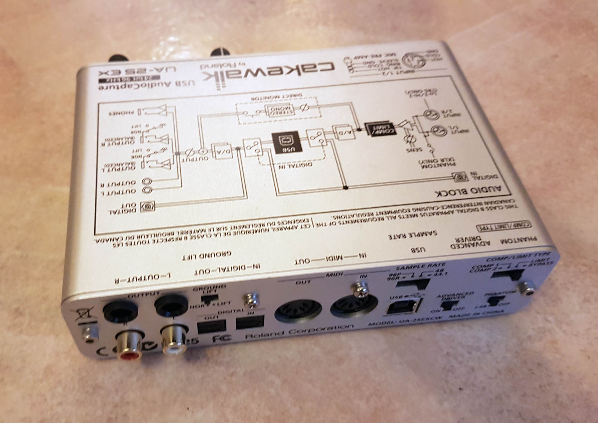 Ua 25ex Roland Ua 25ex Audiofanzine