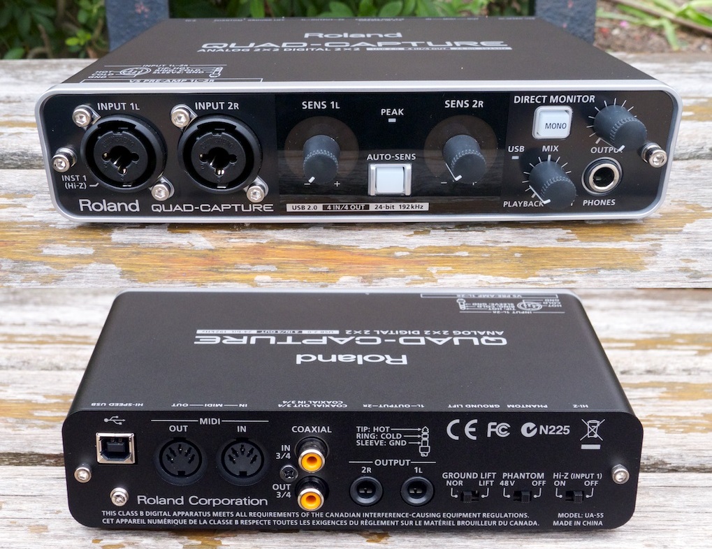 Ua 55 Quad Capture Roland Ua 55 Quad Capture Audiofanzine