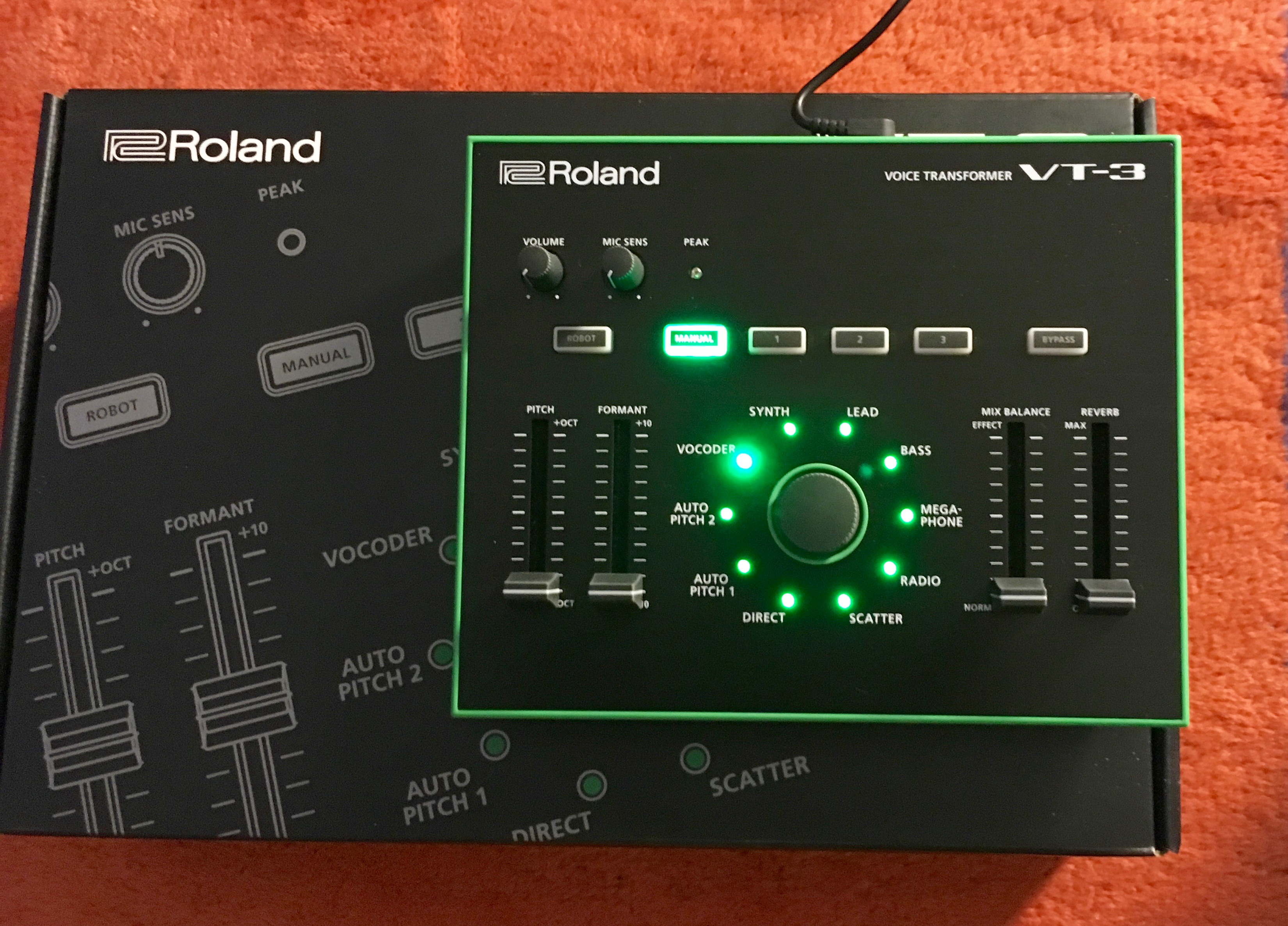 Обзор на звуковой процессор roland vt 3