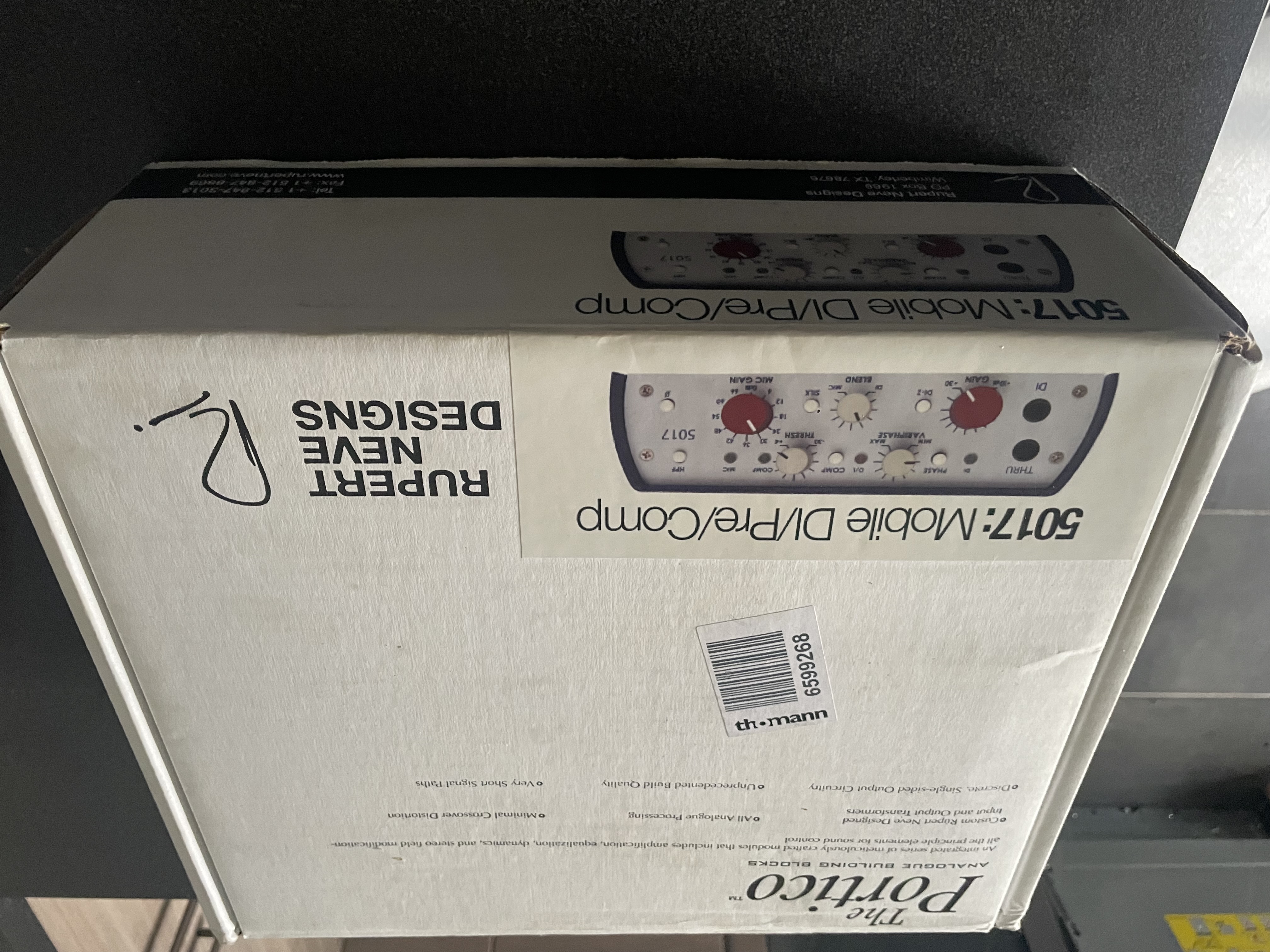 Portico 5017 - Rupert Neve Designs Portico 5017 - Audiofanzine