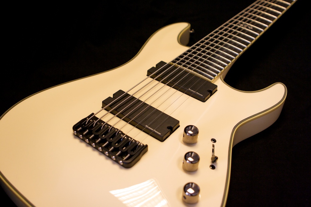 schecter blackjack atx c 8 white