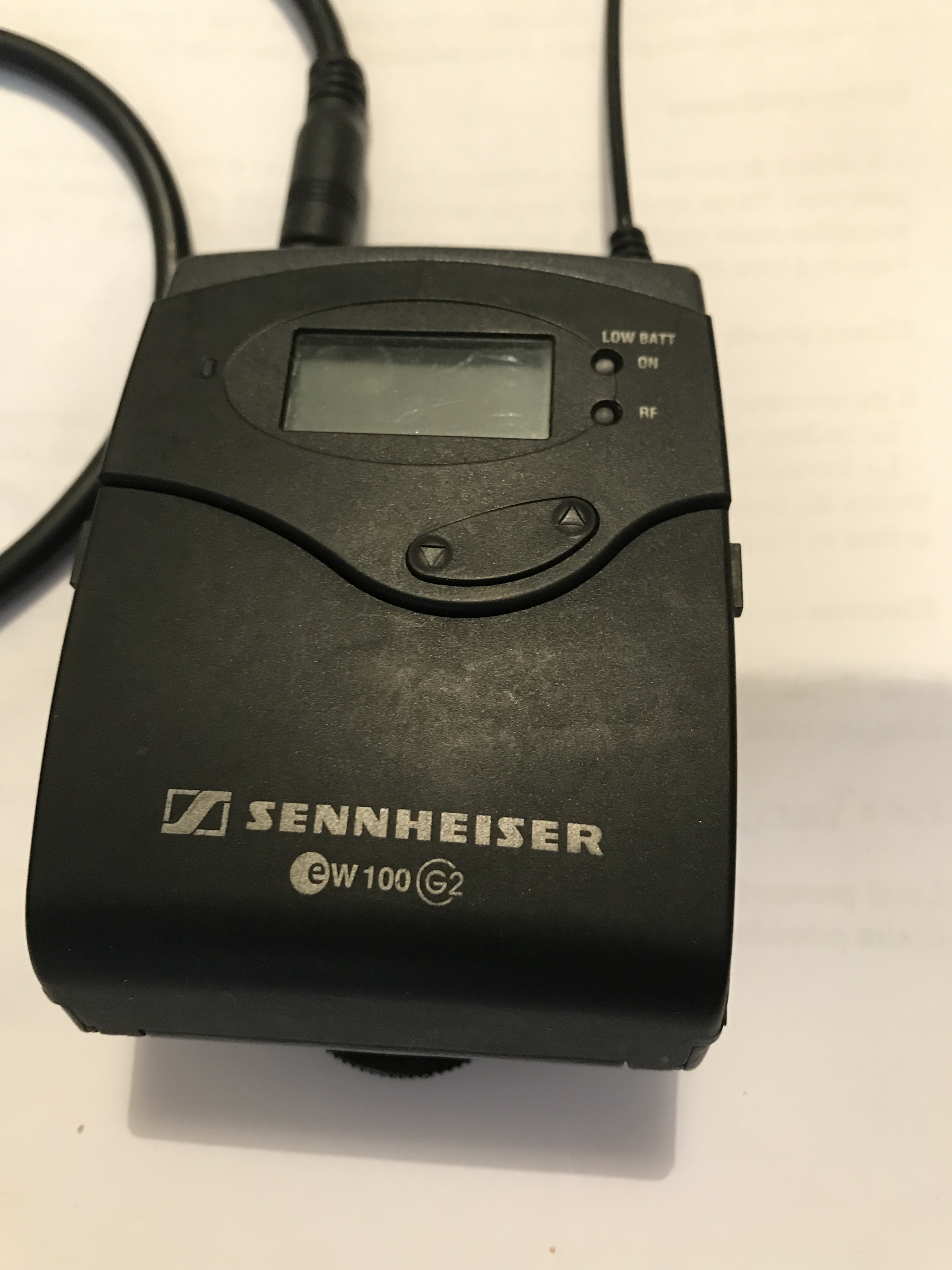 SENNHEISER SK100 G2 Sennheiser SENNHEISER SK100 G2 Audiofanzine