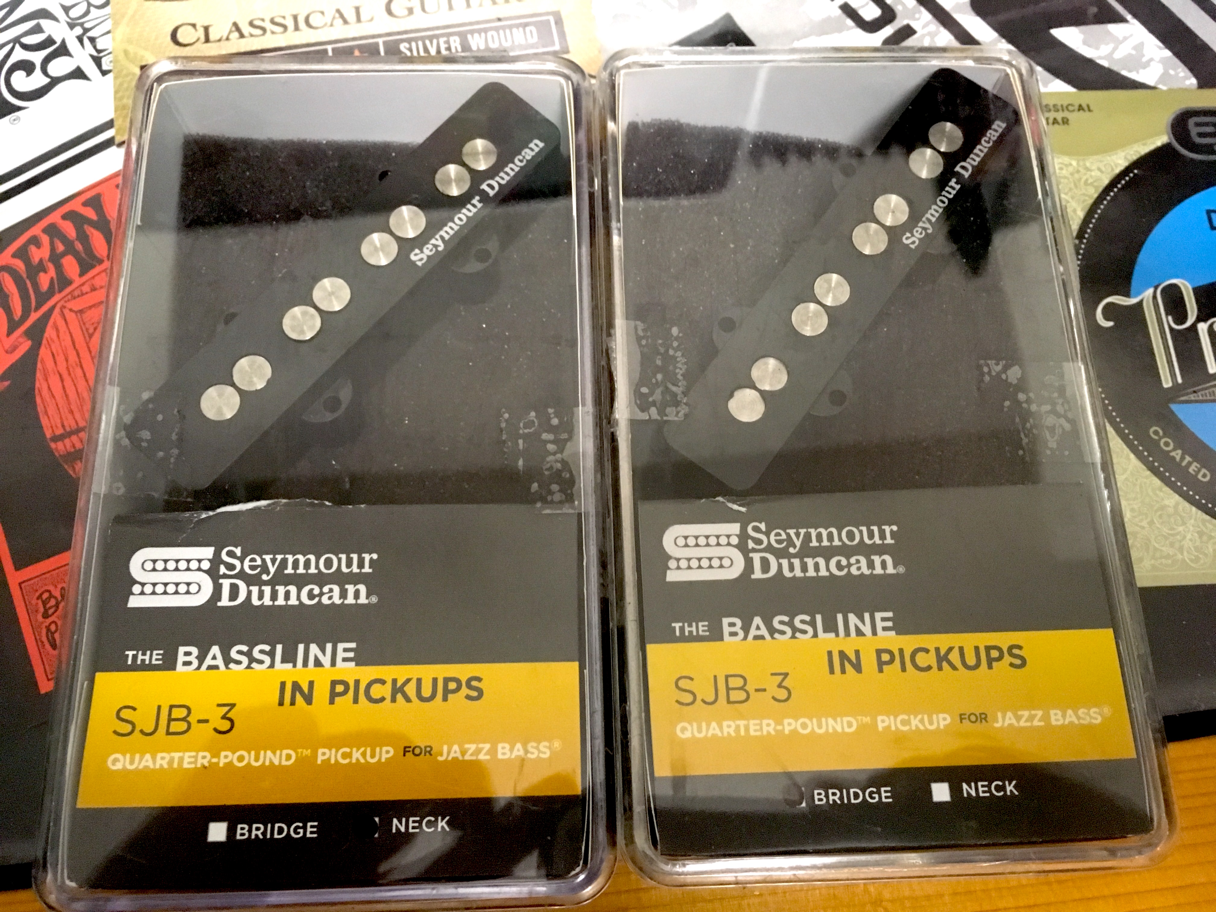 休日限定 Seymour Duncan SJB-3B Serie Simple JB Quarter-Pound Micro pour Basse  Noir