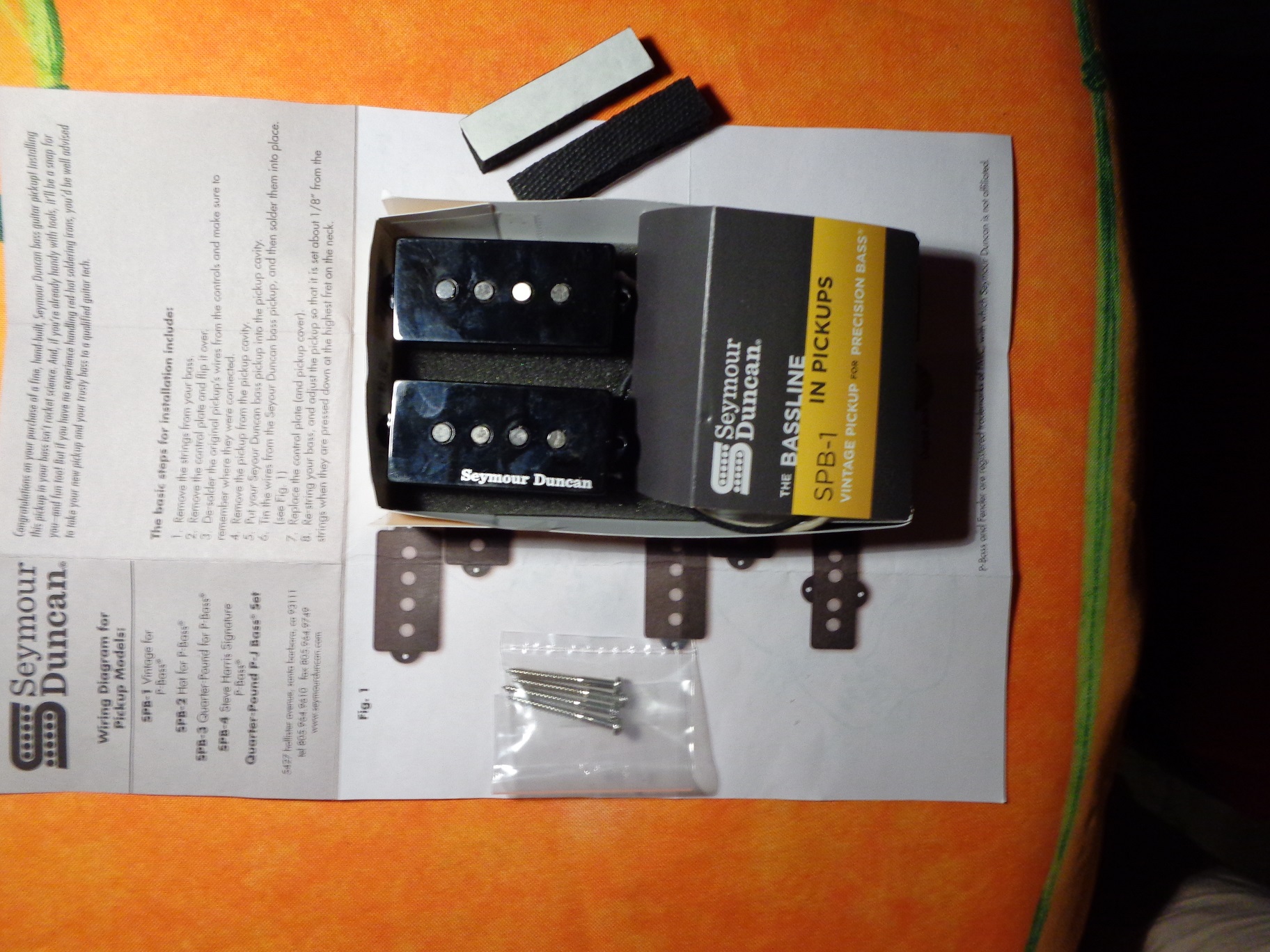 STK J2b Pickup Seymour Duncan SPB-1 Vintage For Precision Bass - Toni Caldi E Classici Spb-1 Vintage Precision