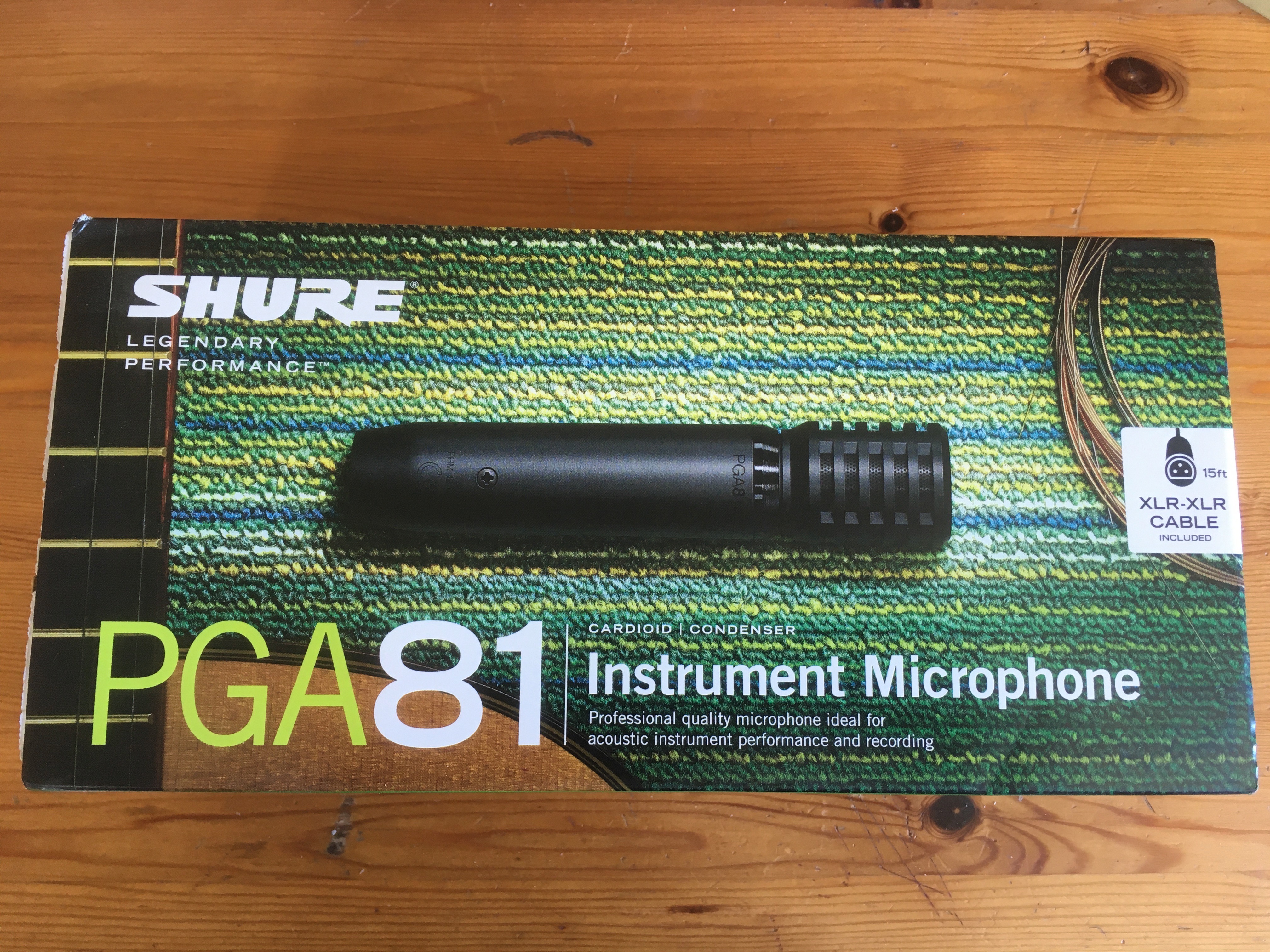 Micro Instrument Shure - PGA81-XLR - Statique Cardioïde
