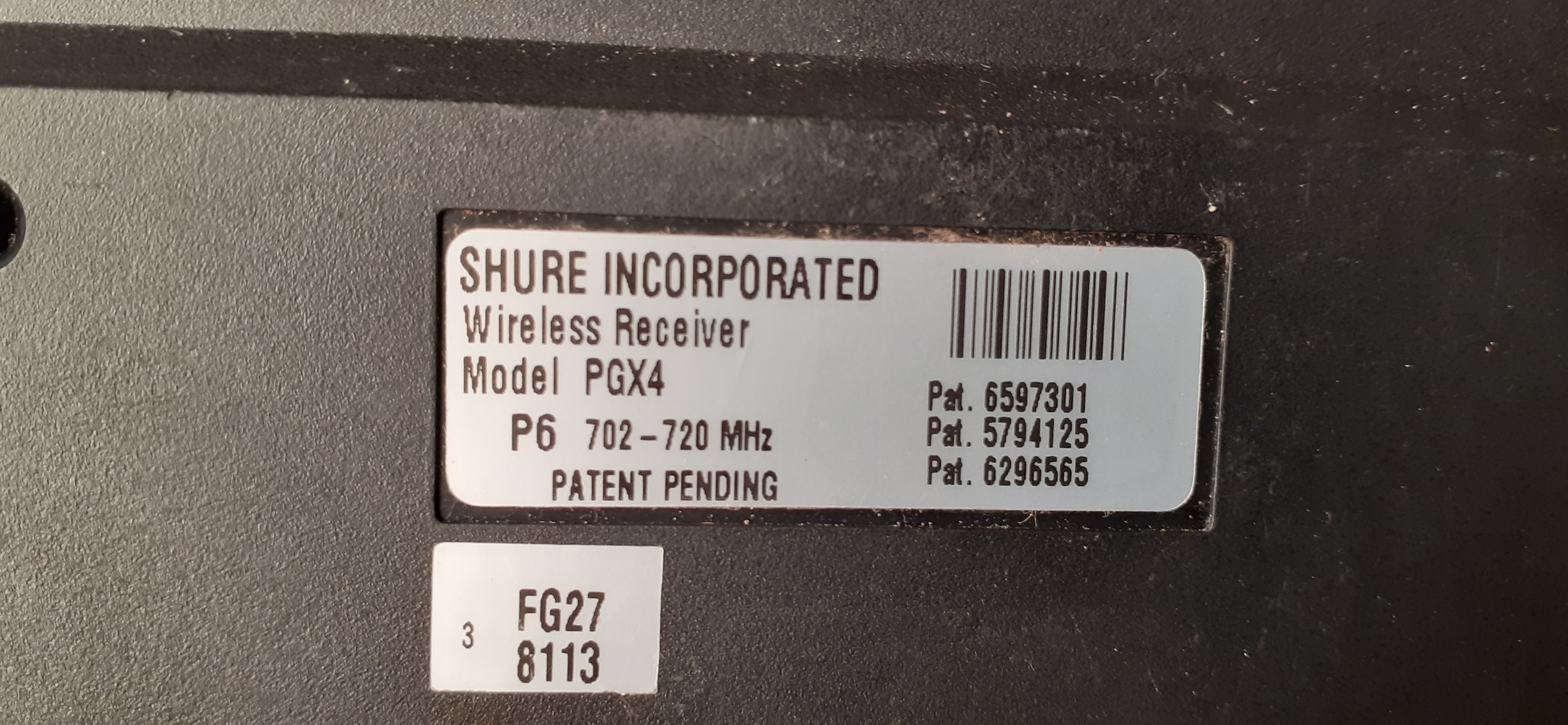 PGX4 - Shure PGX4 - Audiofanzine