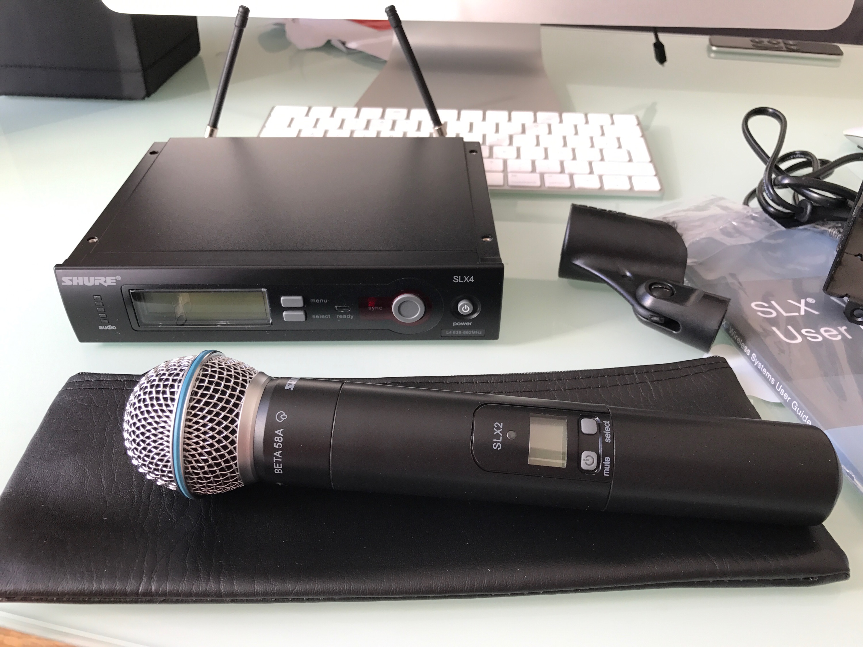 shure beta 87a sans fil