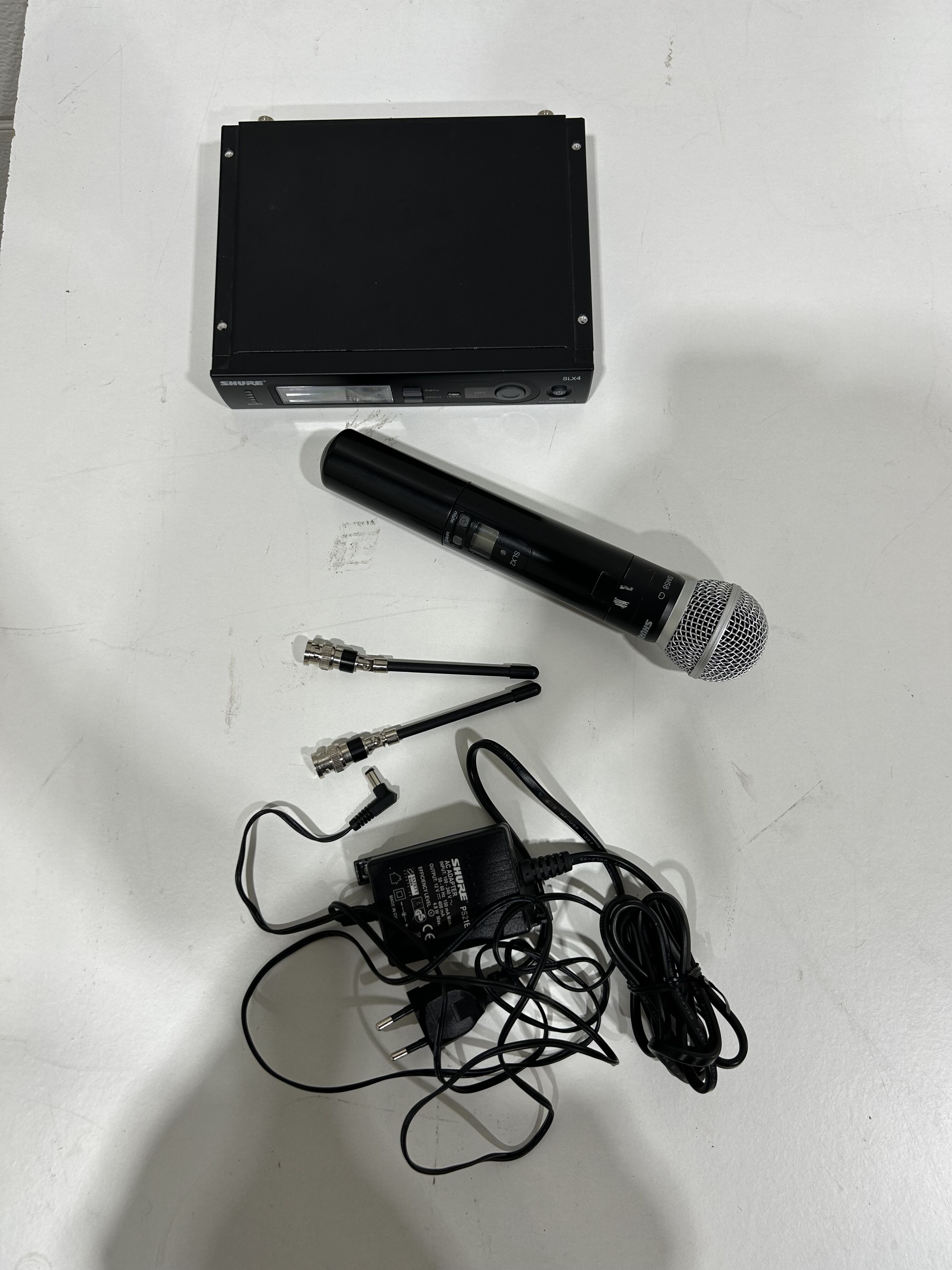 SHURE ワイヤレスマイク SLX4 SLX2 たくも BETA58A 動作品