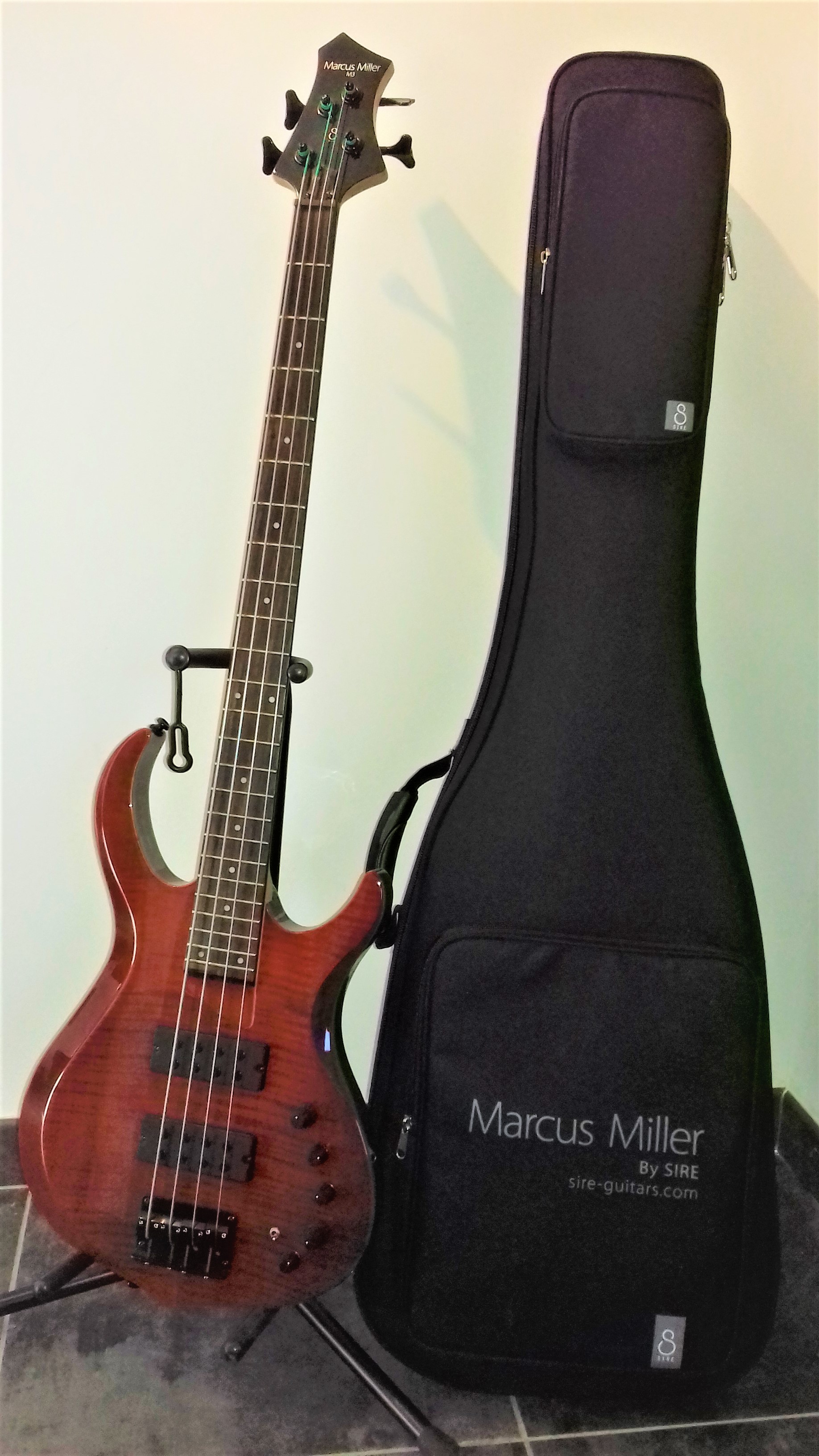 Sire Marcus Miller M3 4-String Electric Bass - See Through Red