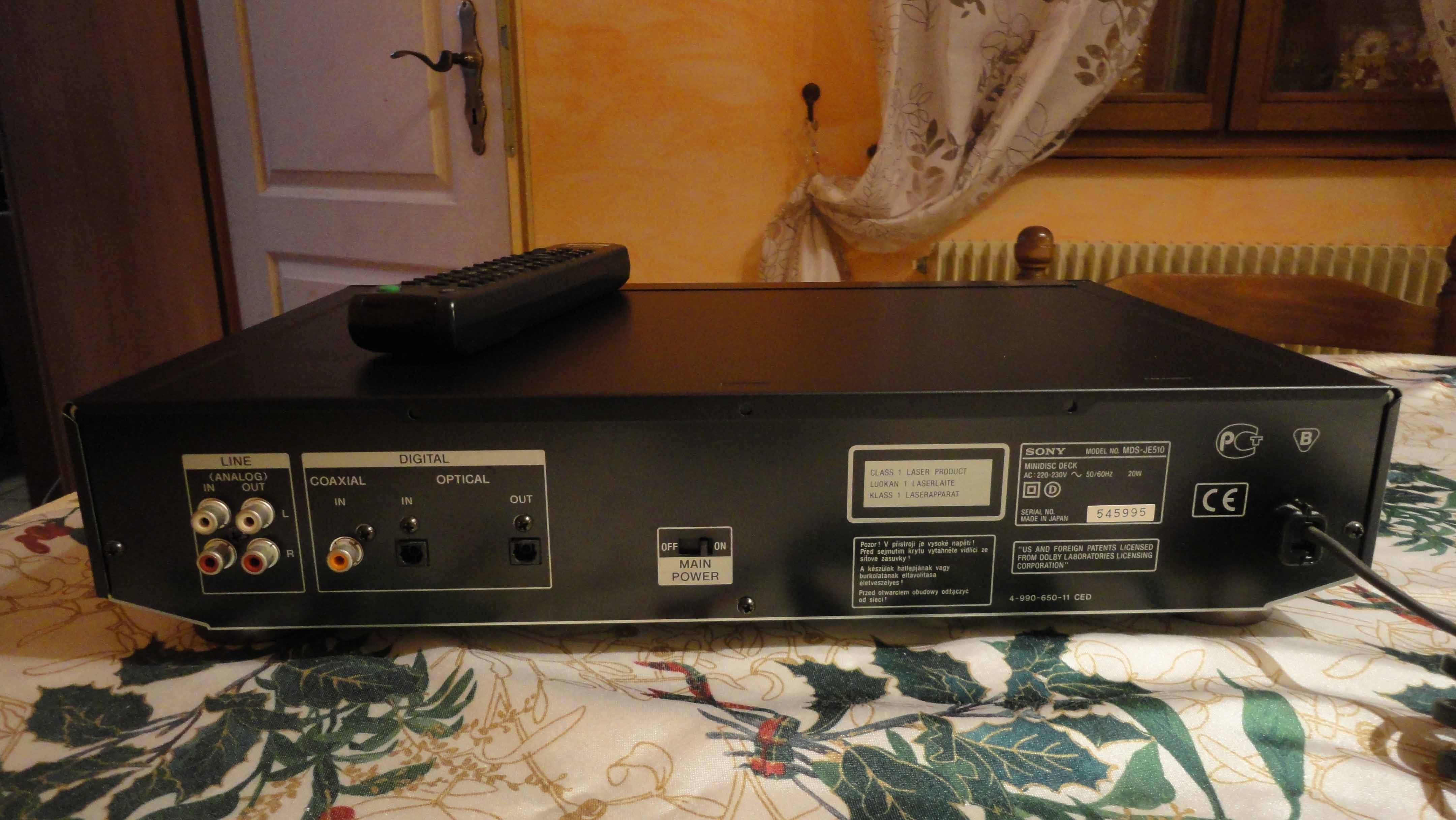 Sony MDSJE510 image (316927) Audiofanzine