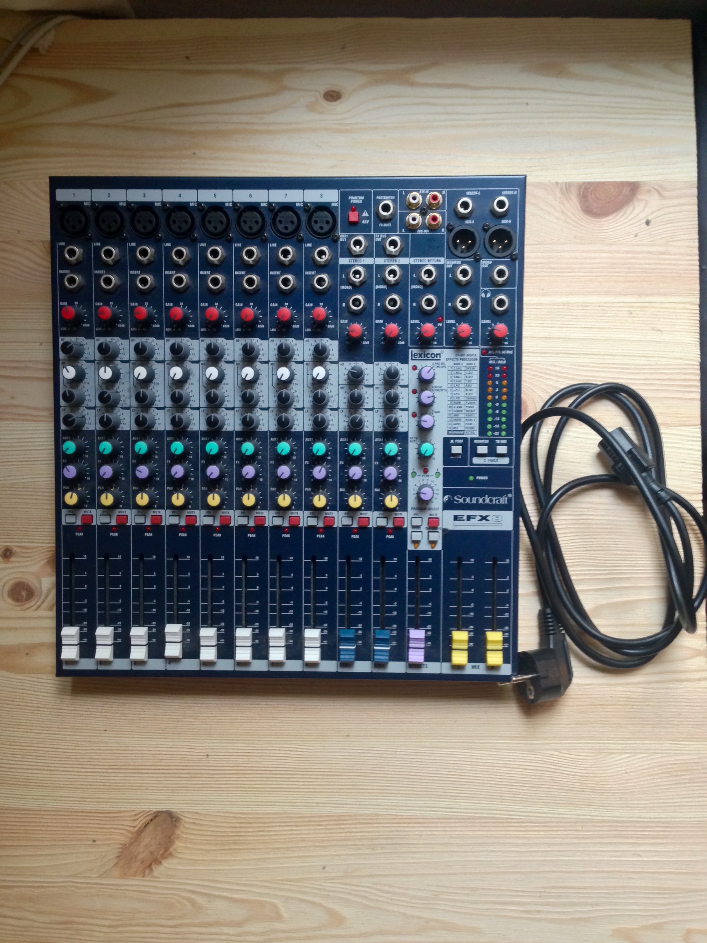 Soundcraft efx8 схема