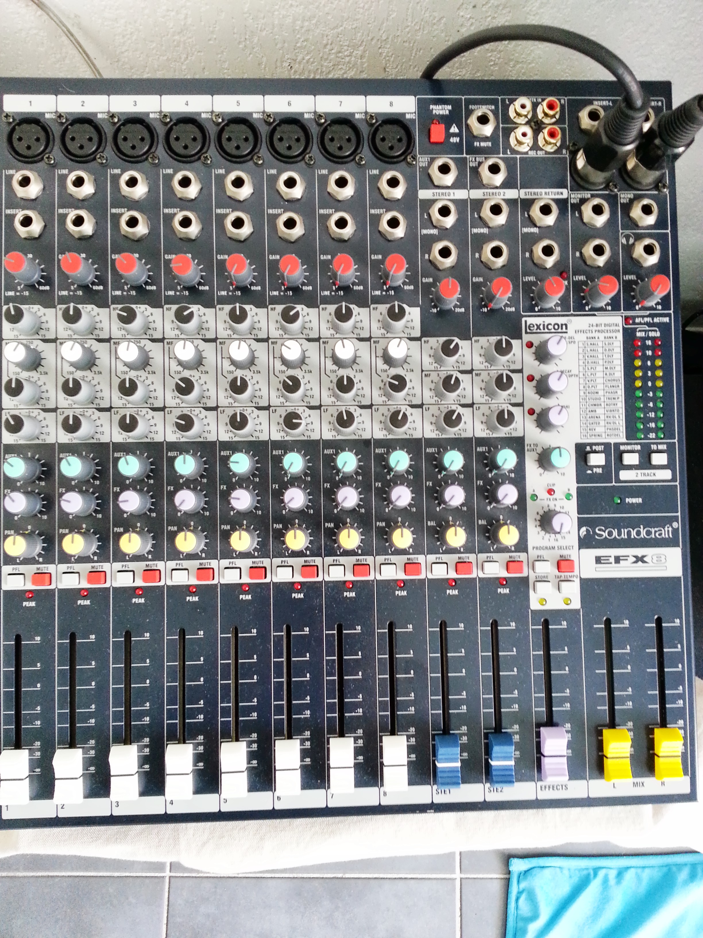 Soundcraft efx8 схема