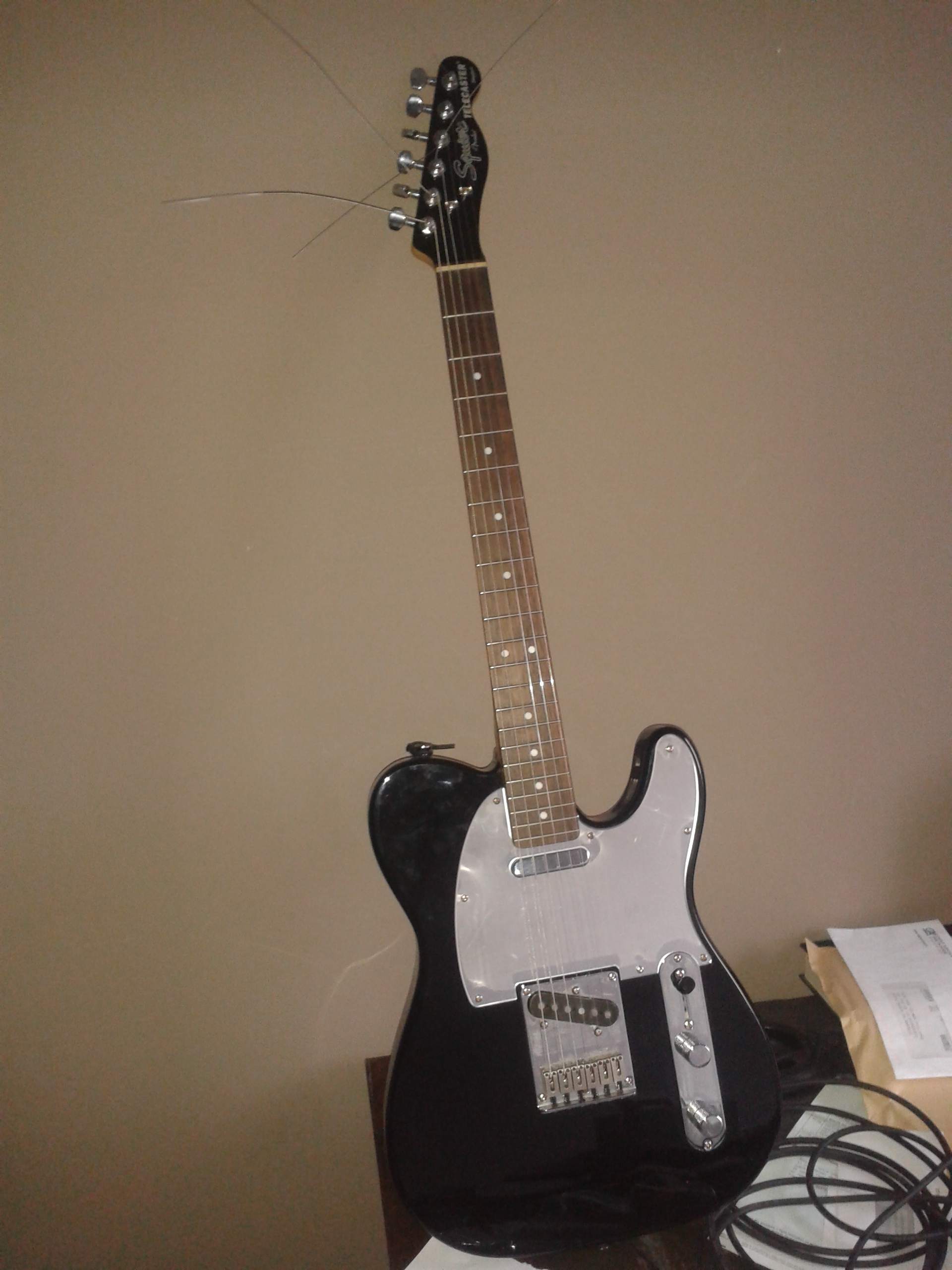 black and chrome telecaster