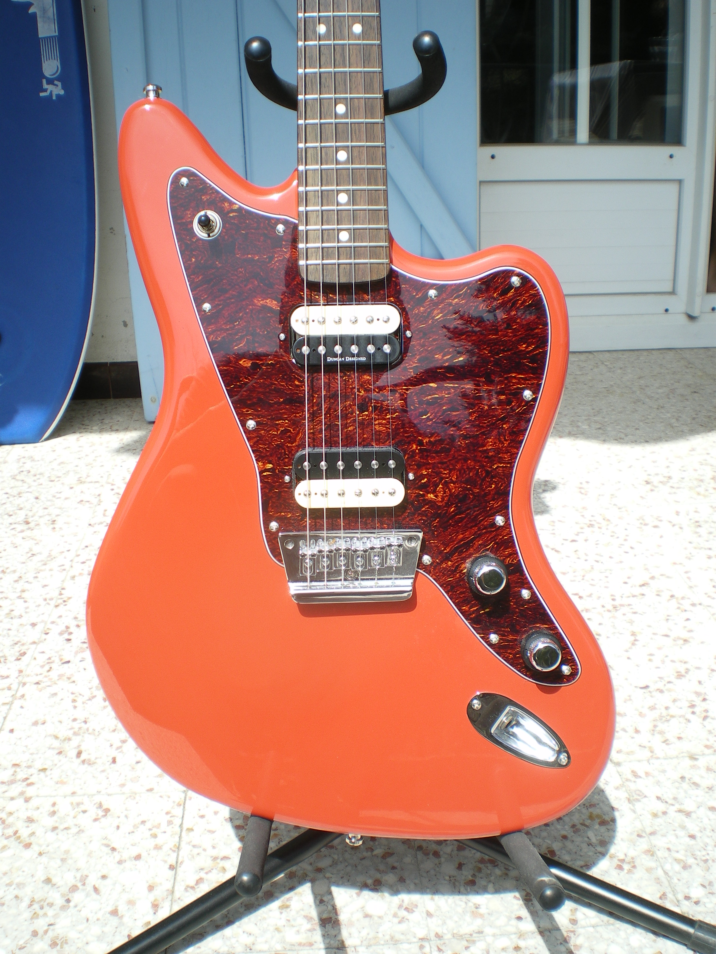 Squier Vintage Modified Jaguar HH - Fiesta Red Rosewood image (#589853 ...