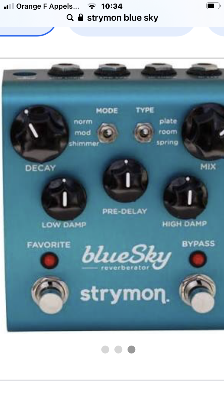 blueSky - Strymon blueSky - Audiofanzine