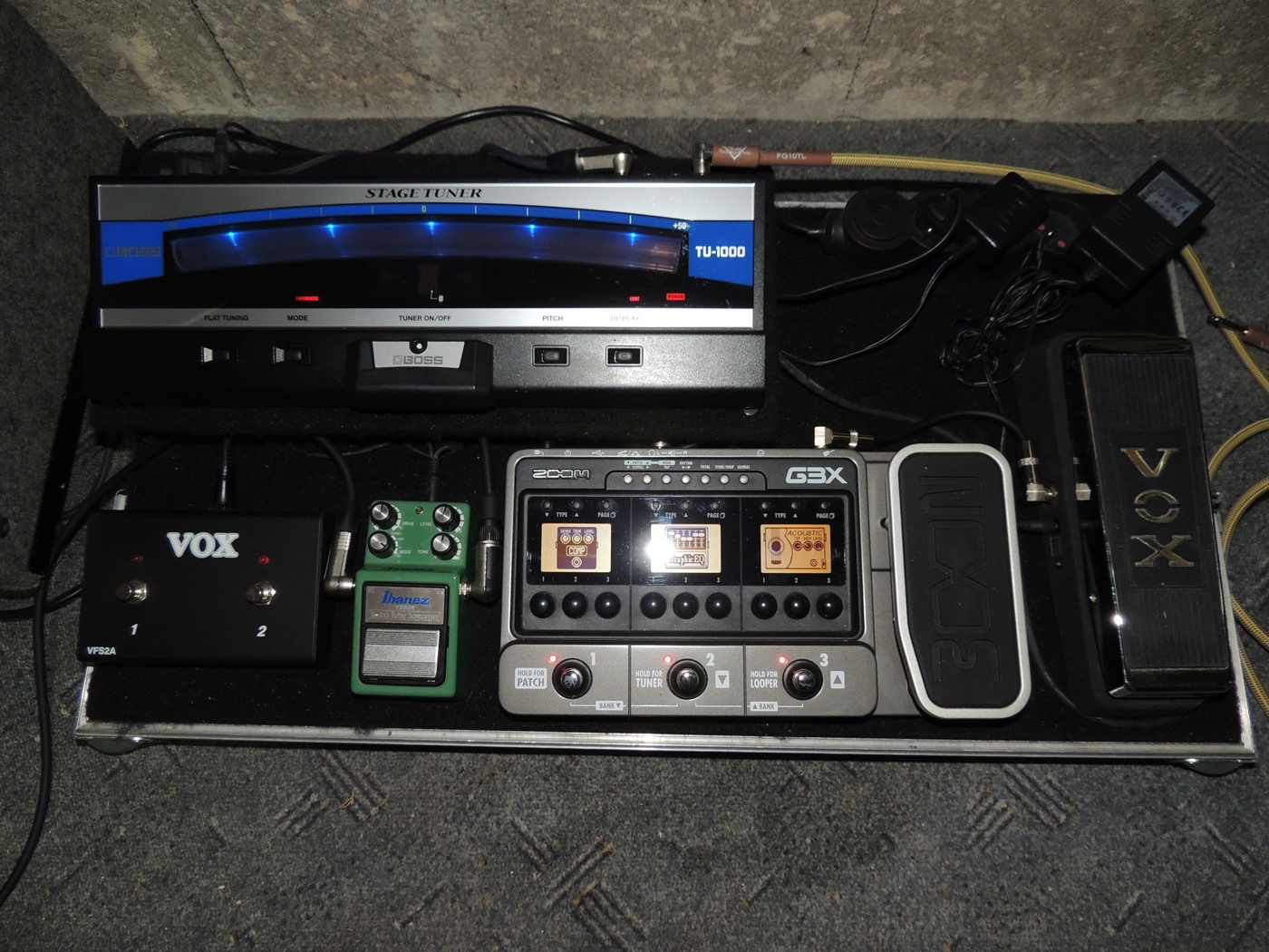 Swan Flight Single Level Guitar Pedal Board Case Size 3 image (1727564