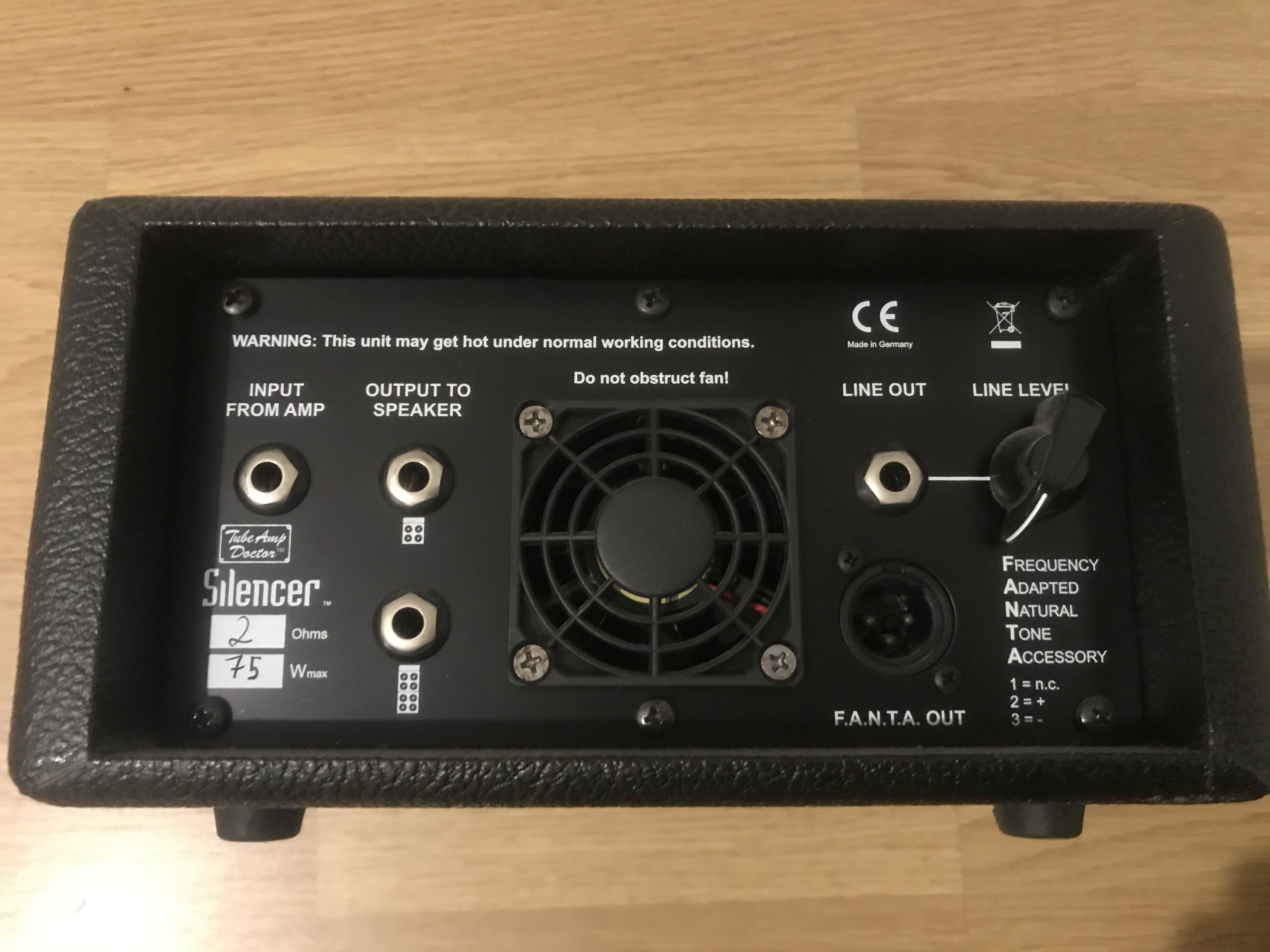 Silencer TAD (Tube Amp Doctor) Silencer Audiofanzine