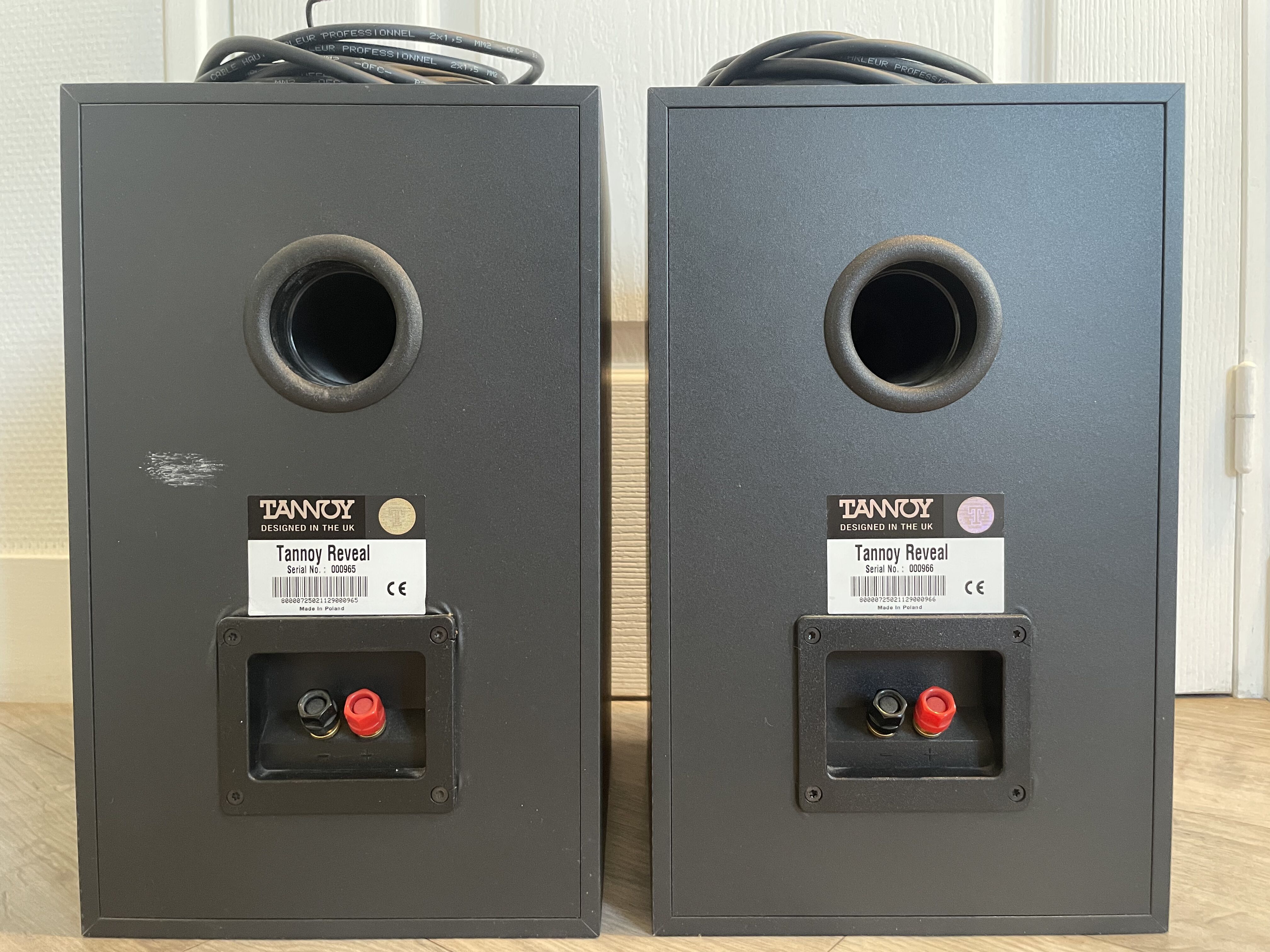 PAIR of Tannoy REVEAL Passive Speakers RED 6.5