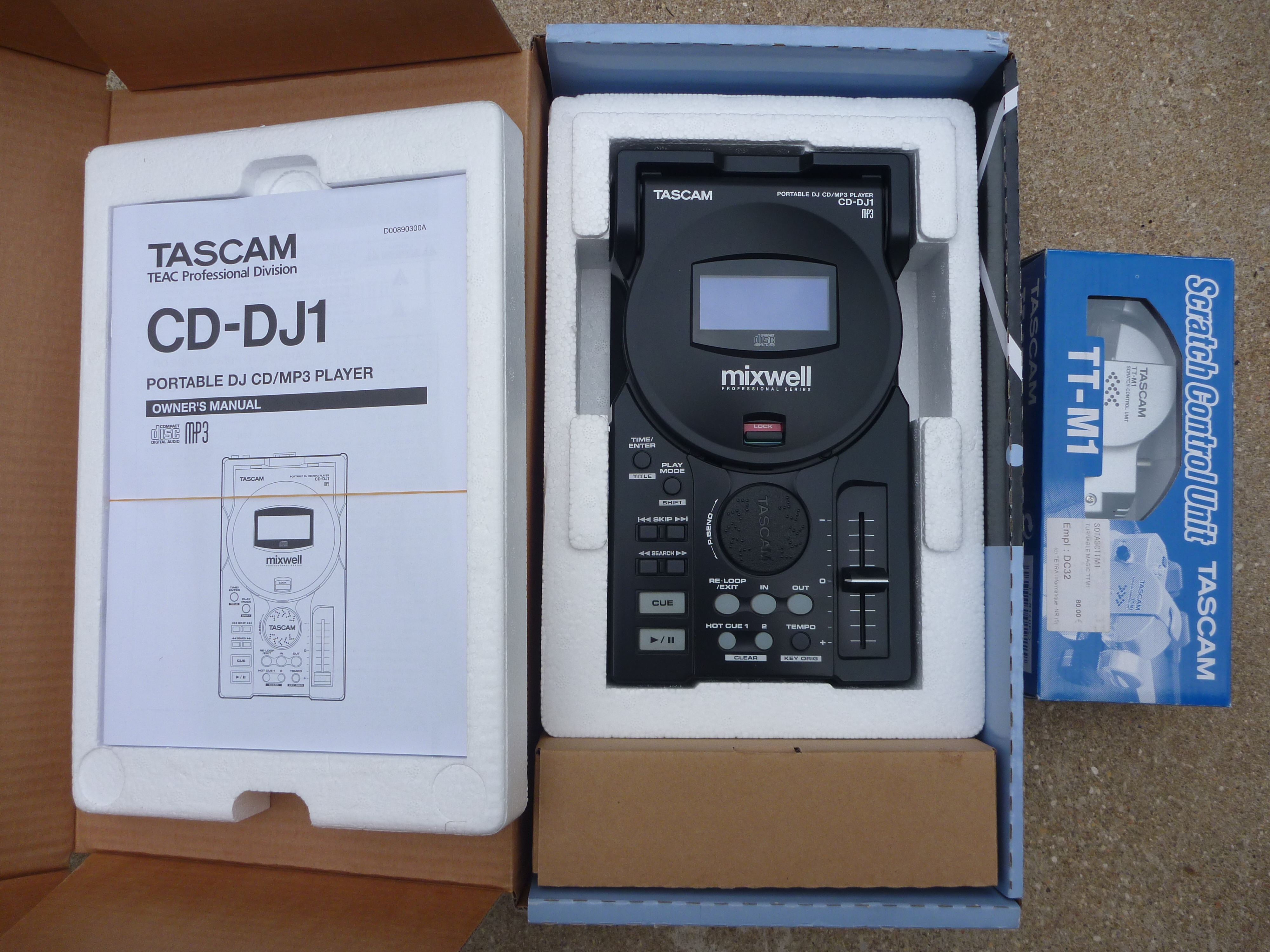 CD-DJ1 - Tascam CD-DJ1 - Audiofanzine
