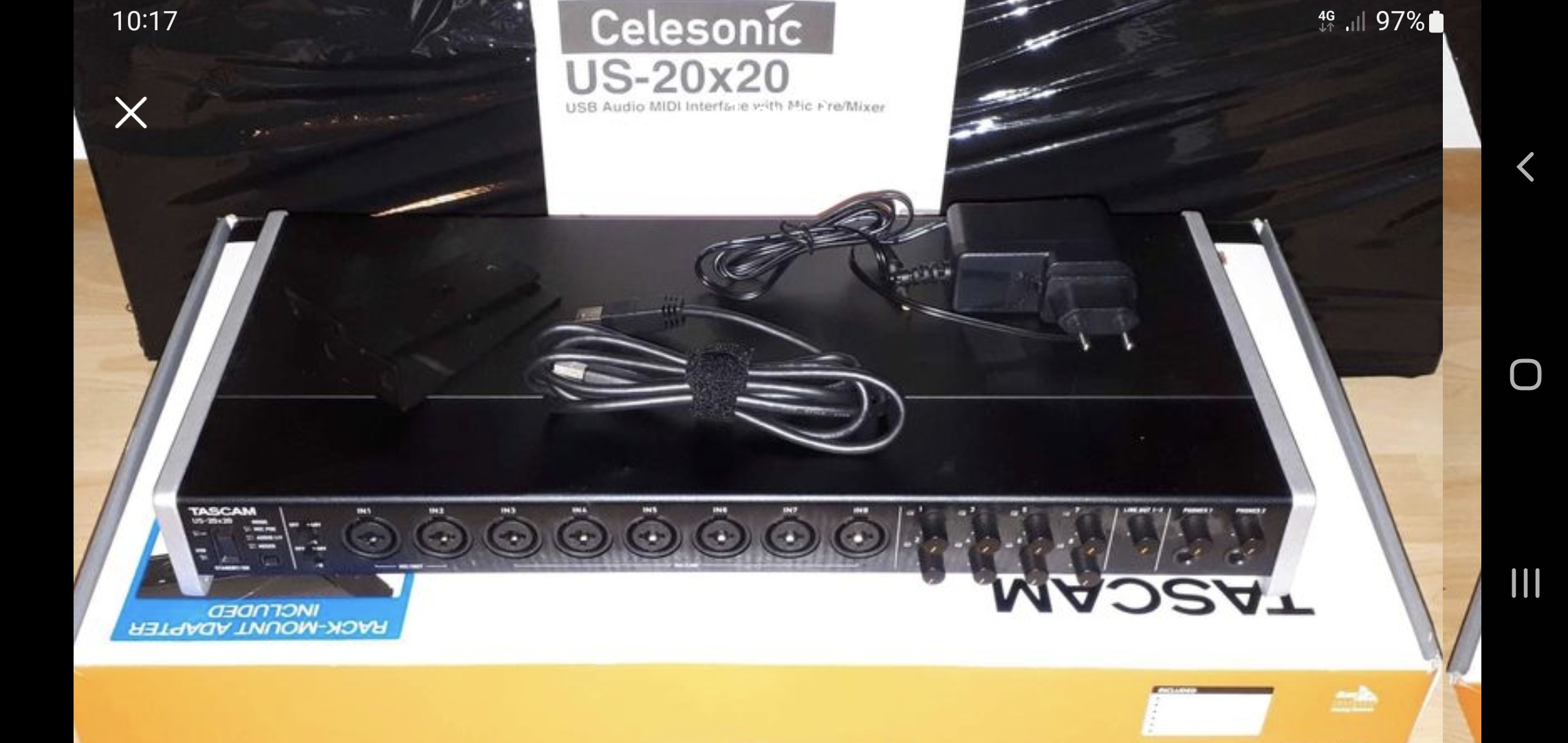 全商品オープニング価格！ TASCAM Celesonic US-20x20 Mic オーディオ