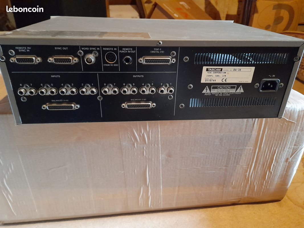 DA38 Tascam DA38 Audiofanzine