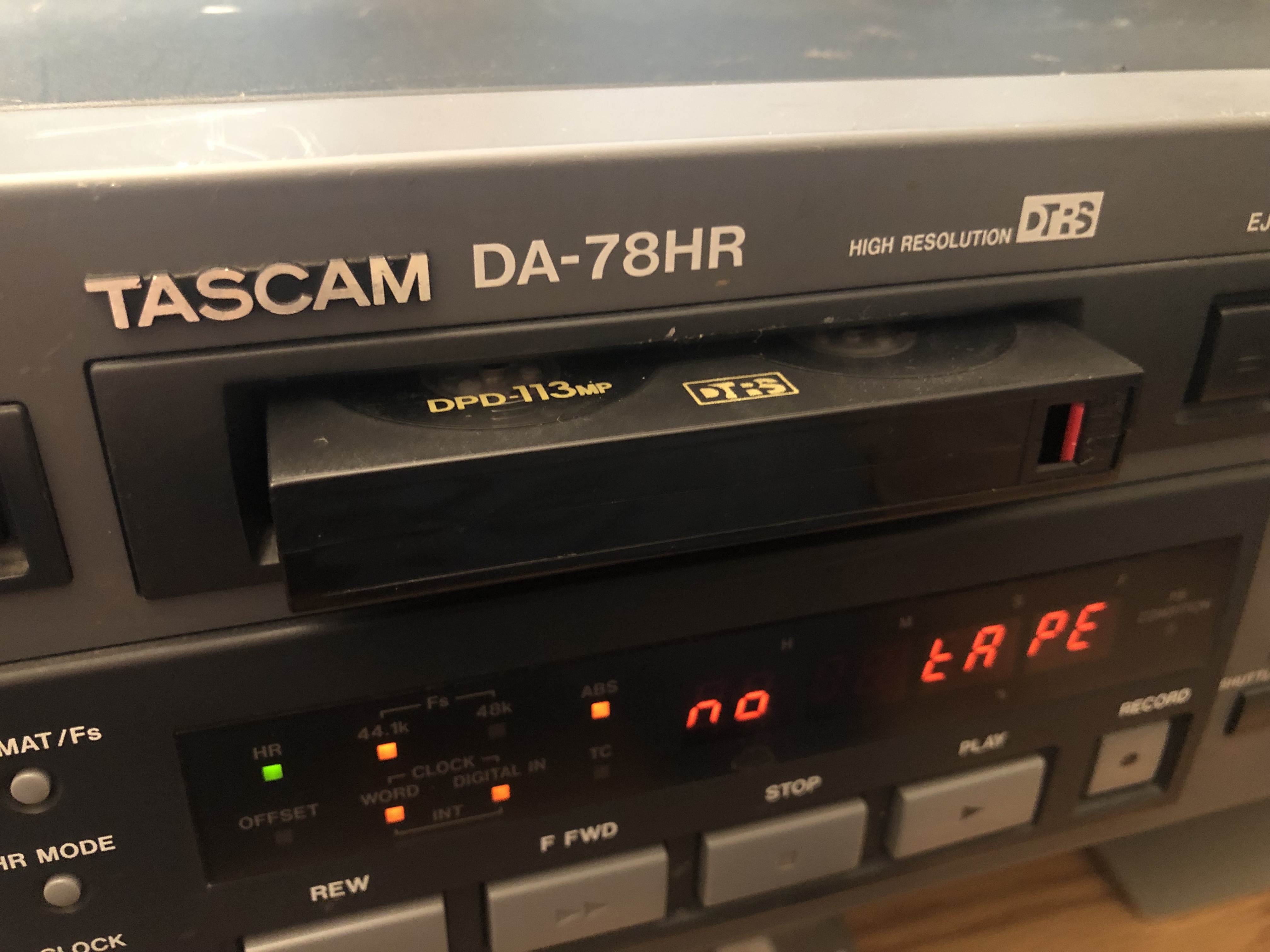 DA-78HR - Tascam DA-78HR - Audiofanzine