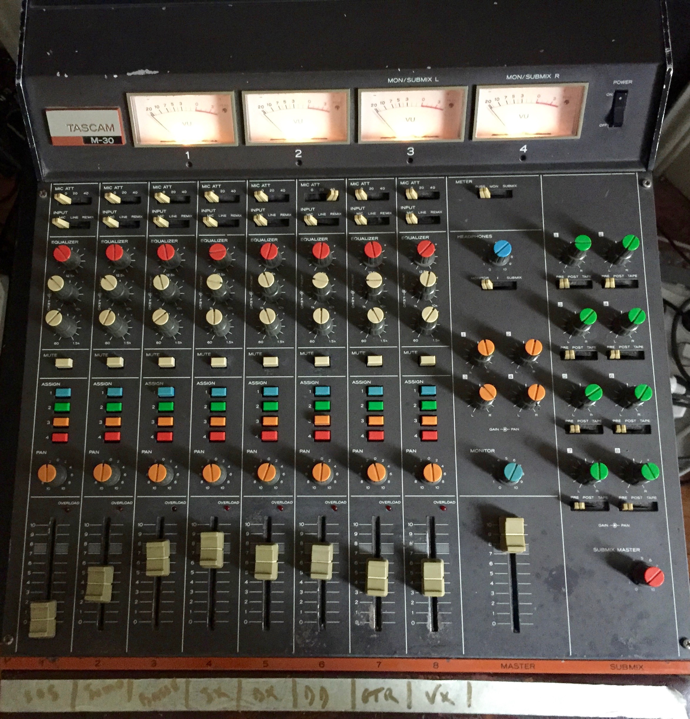 Photo Tascam M30 Tascam M30 (8308) (1392954) Audiofanzine