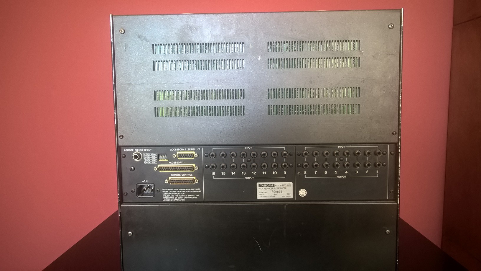 Photo Tascam MSR 16S Tascam MSR 16S (82570) (1620229) Audiofanzine