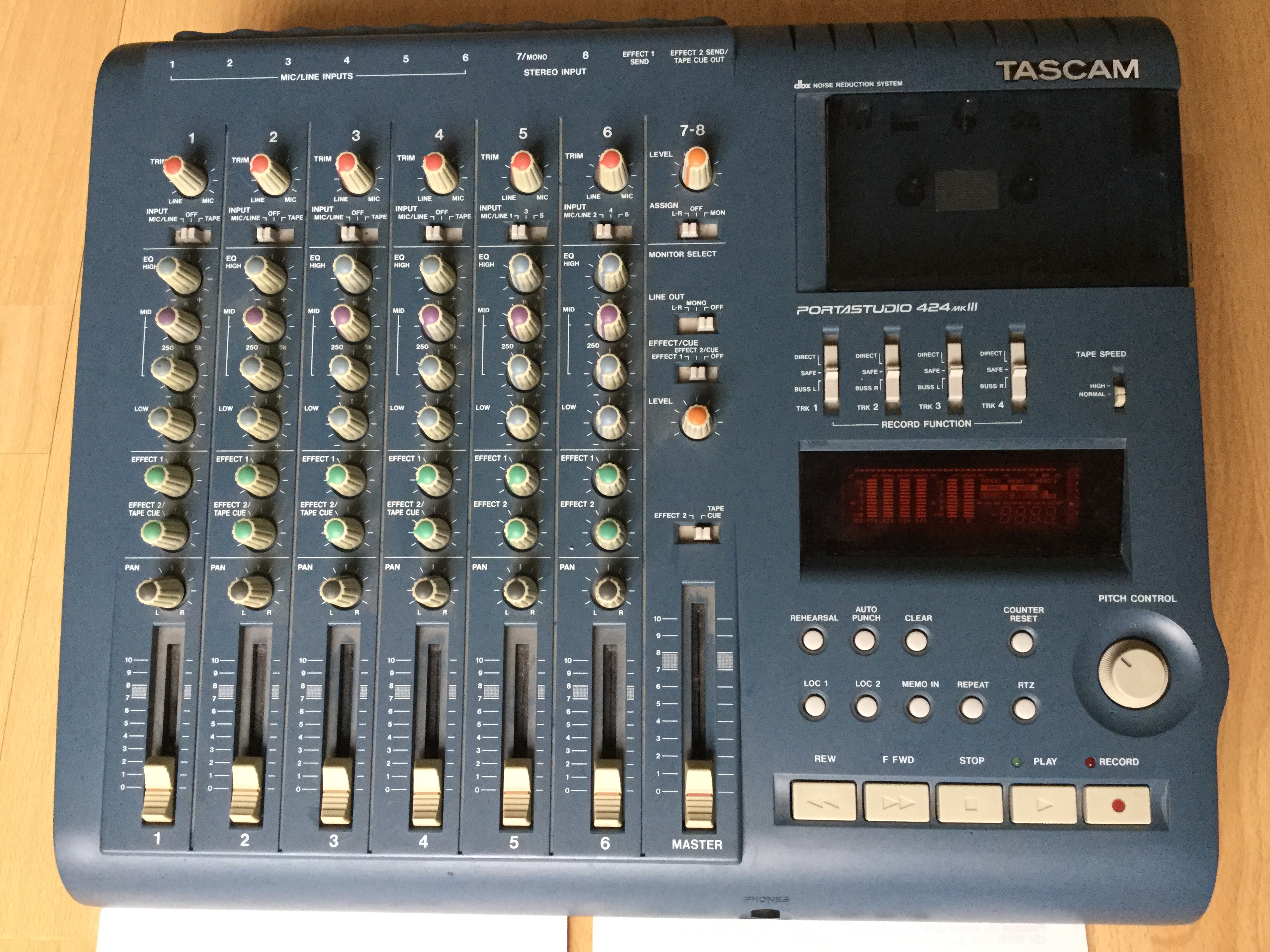 Photo Tascam Portastudio 424 MkIII : Tascam Portastudio 424 MkIII ...