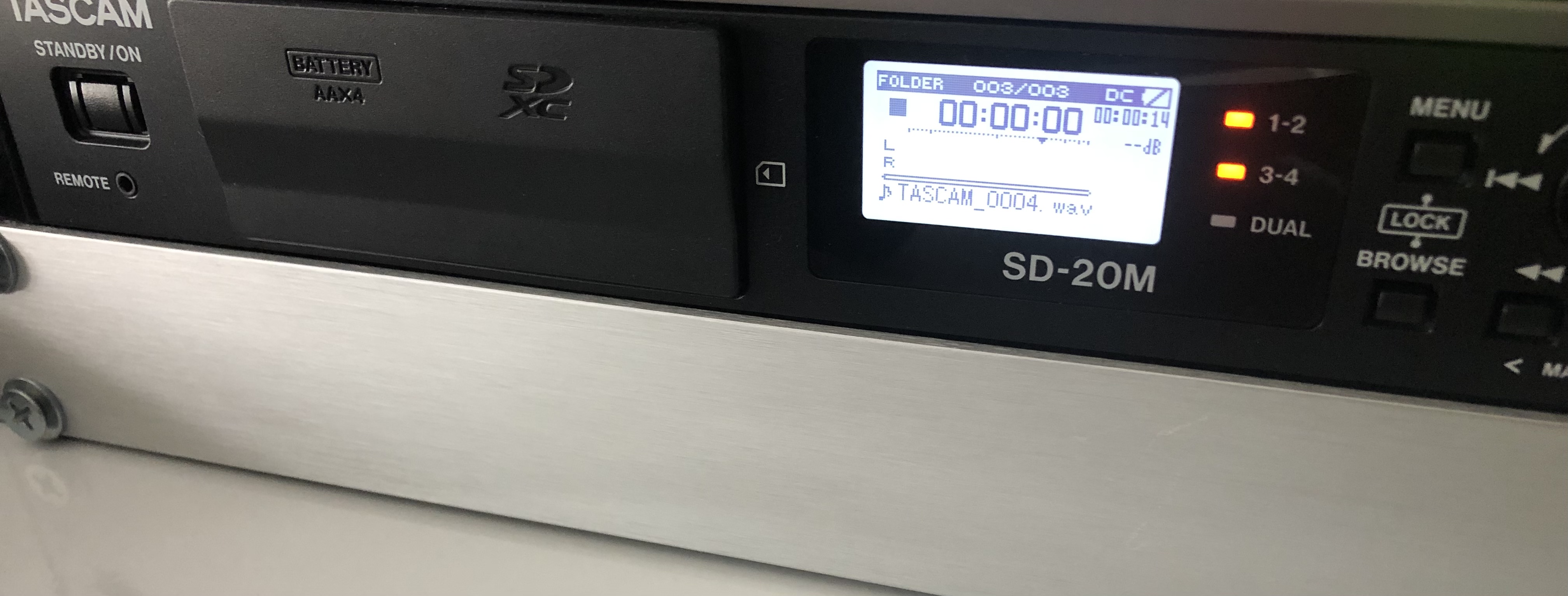 SD-20M - Tascam SD-20M - Audiofanzine