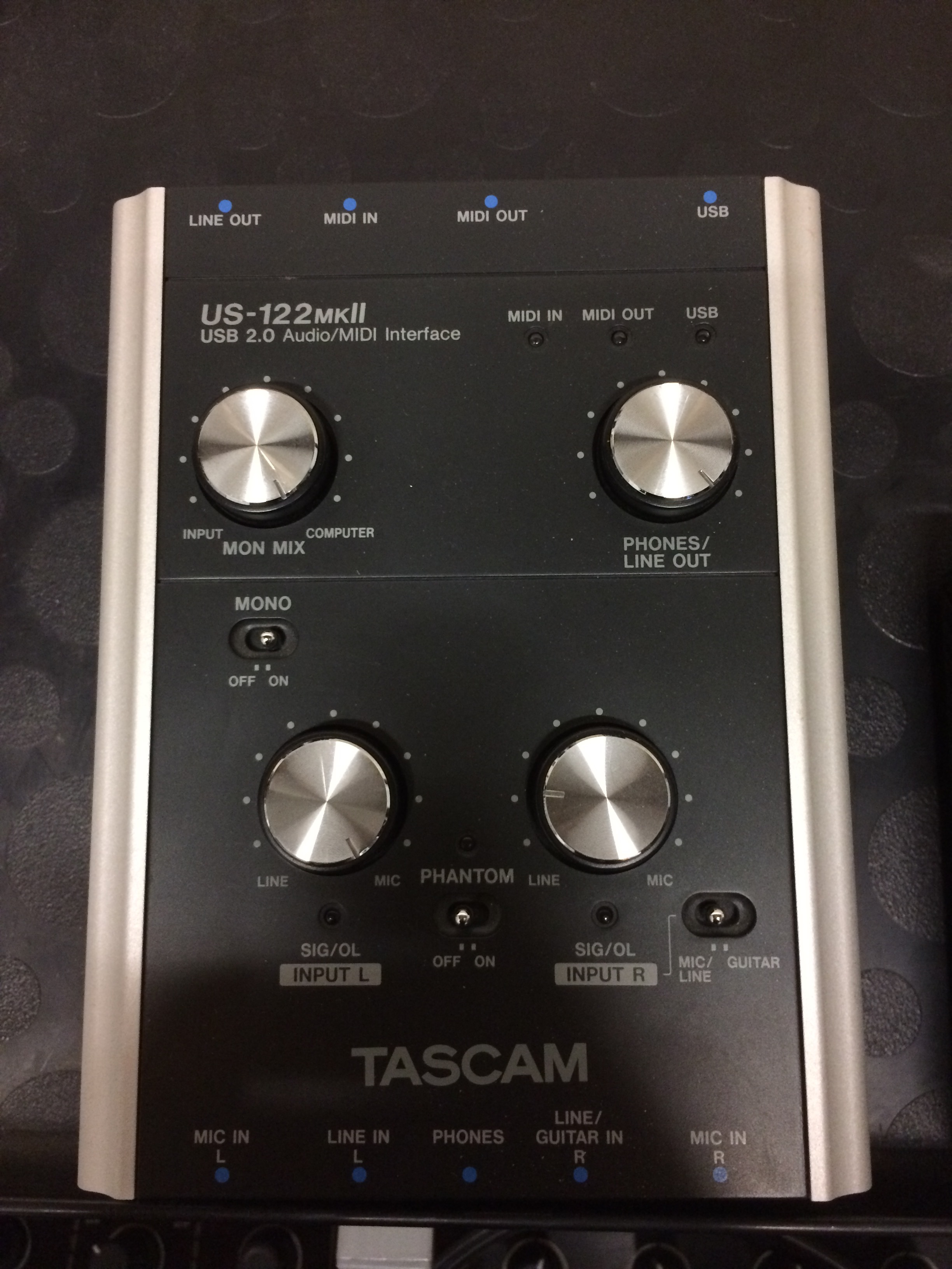 drivers tascam us 122 windows 10