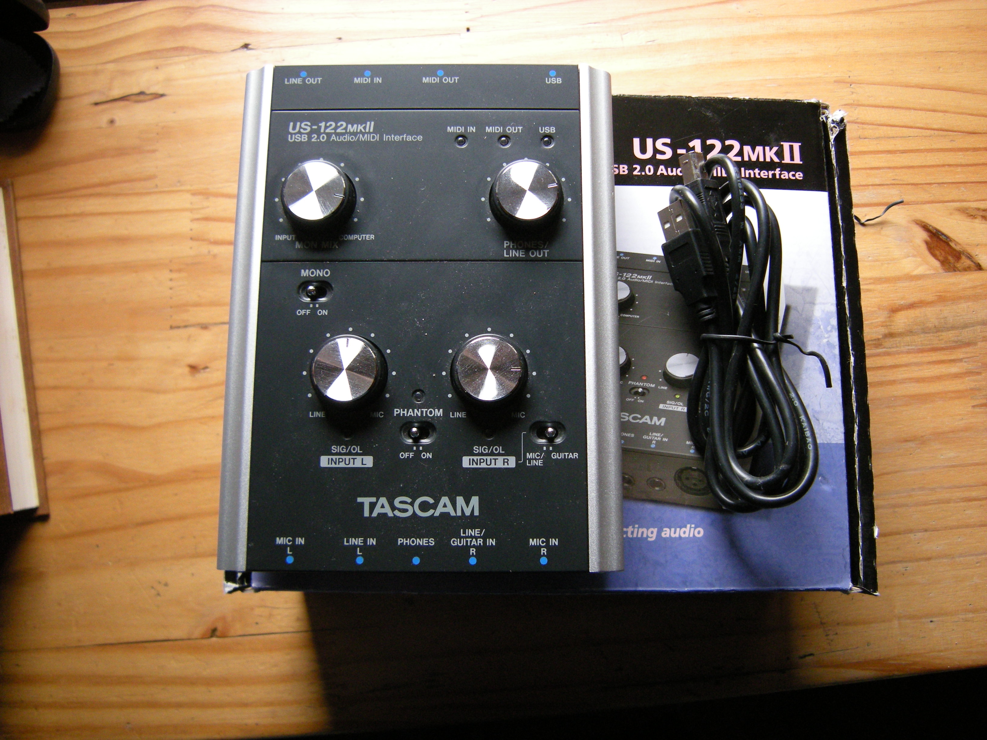 TASCAM US 122 MKIIcentral-mao