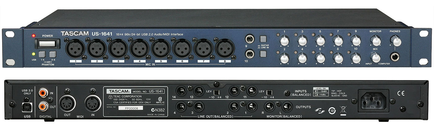 Внешняя звуковая карта tascam series 102i